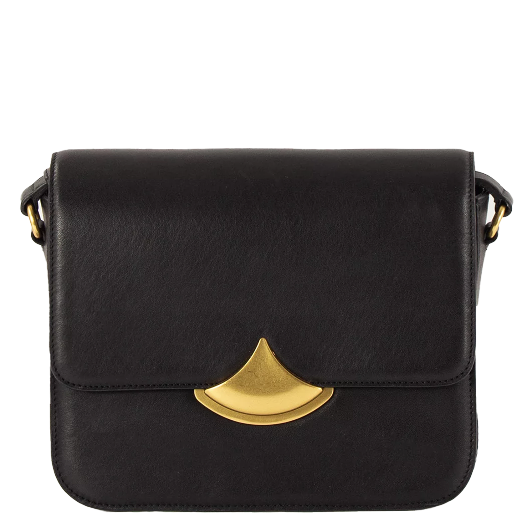 Sac bandoulière en cuir SESSUN Noir
