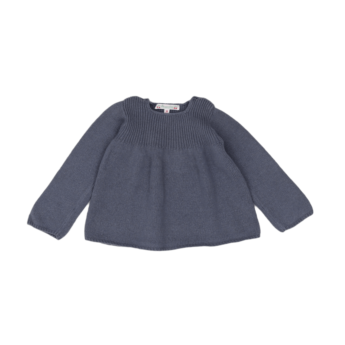 Grey baby sweater - 18 months BONPOINT - Seconde Main Grey