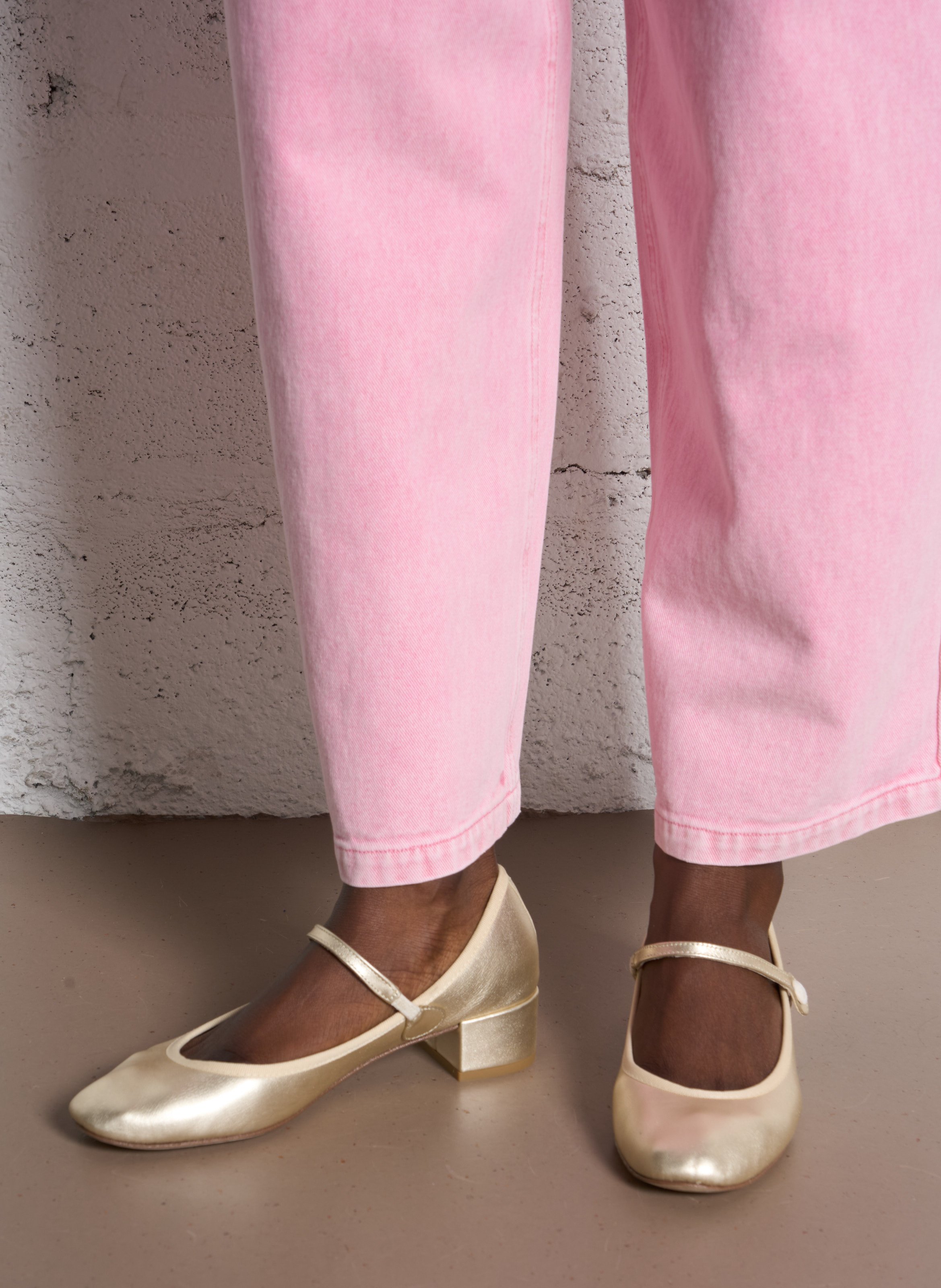 Leren Mary Jane-schoenen REPETTO Goudkleurig