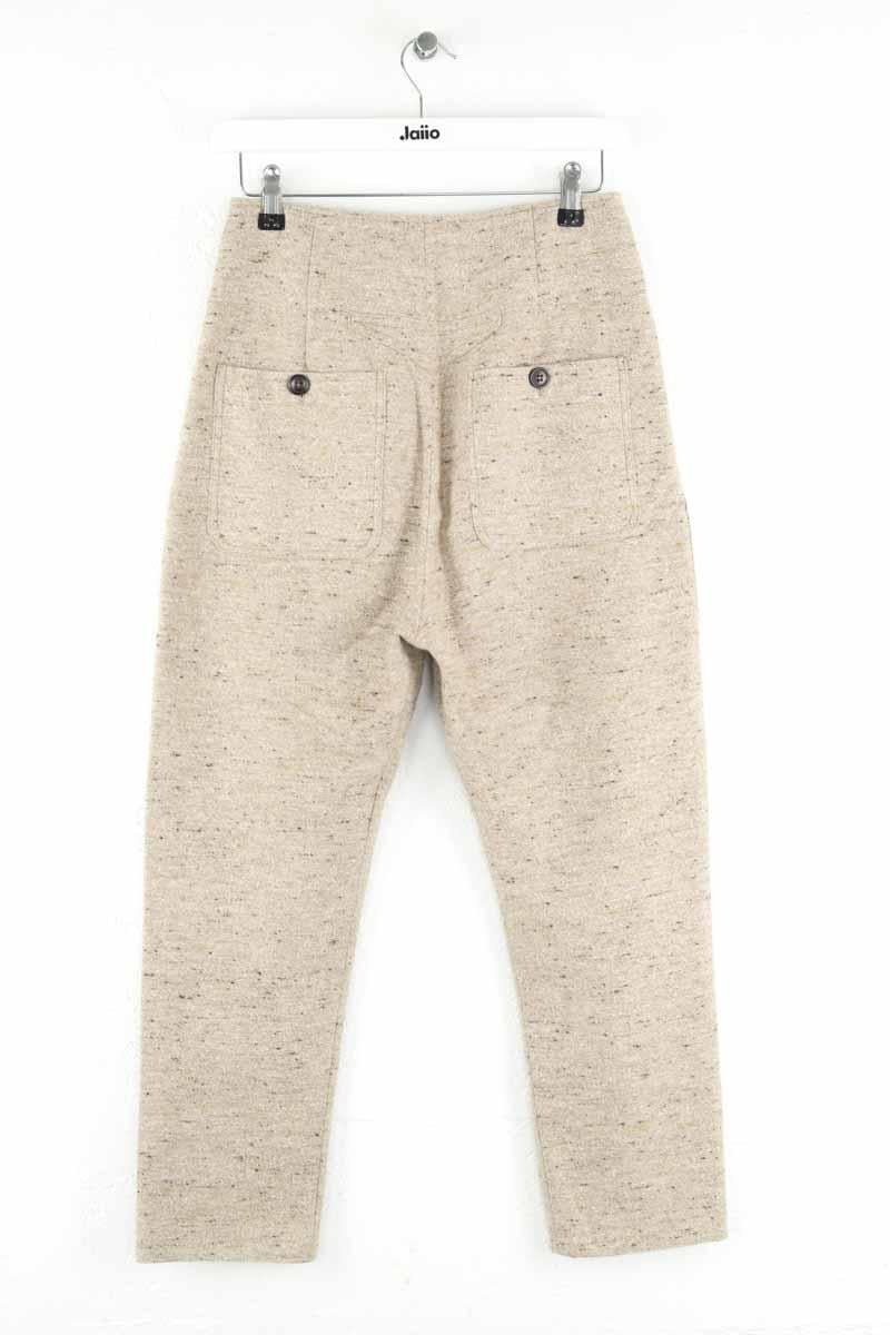 Slim-fit cotton cargo pants ISABEL MARANT ÉTOILE - SECONDE MAIN Beige