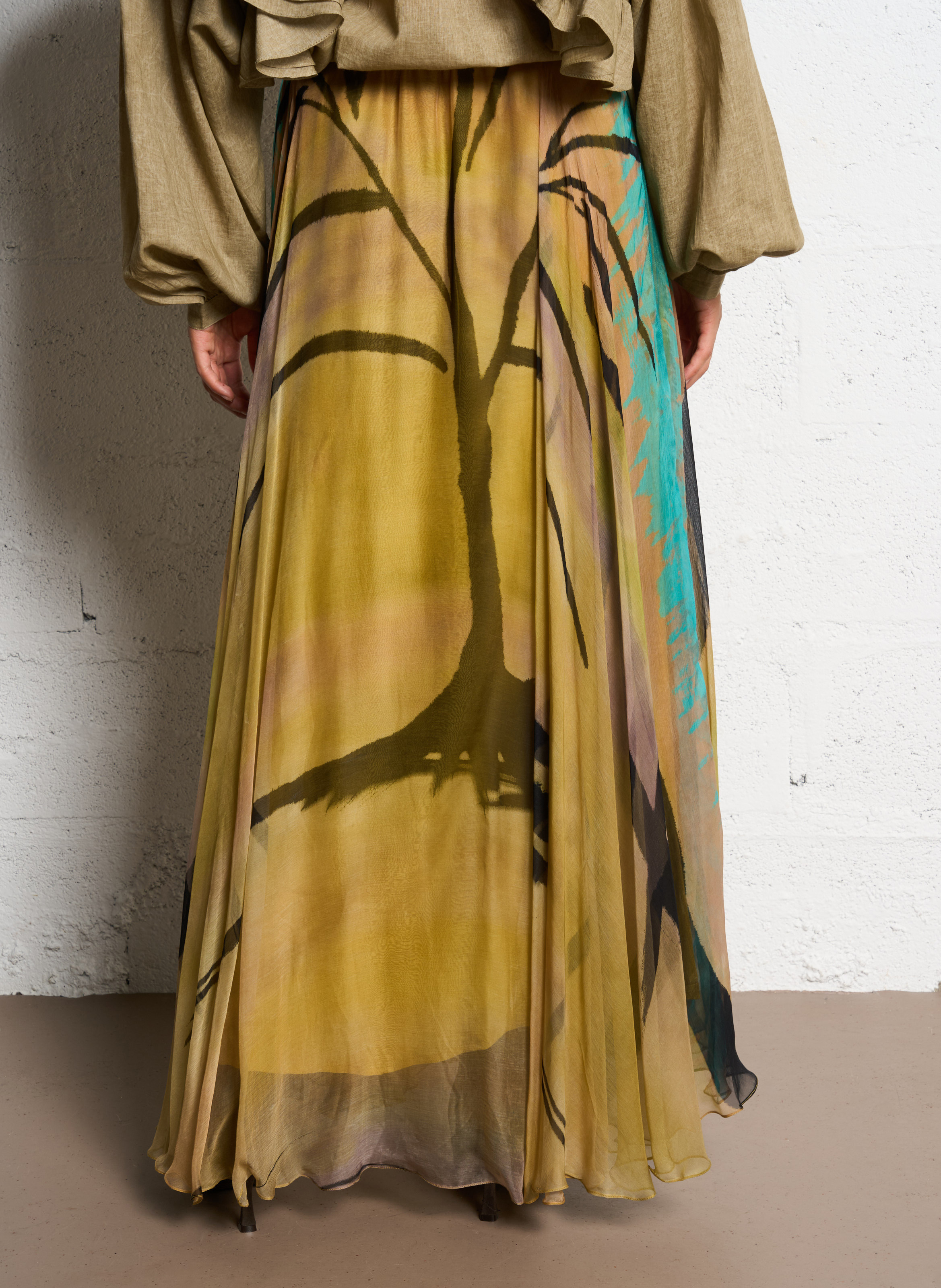 Jupe midi imprimée MES DEMOISELLES Multicolore