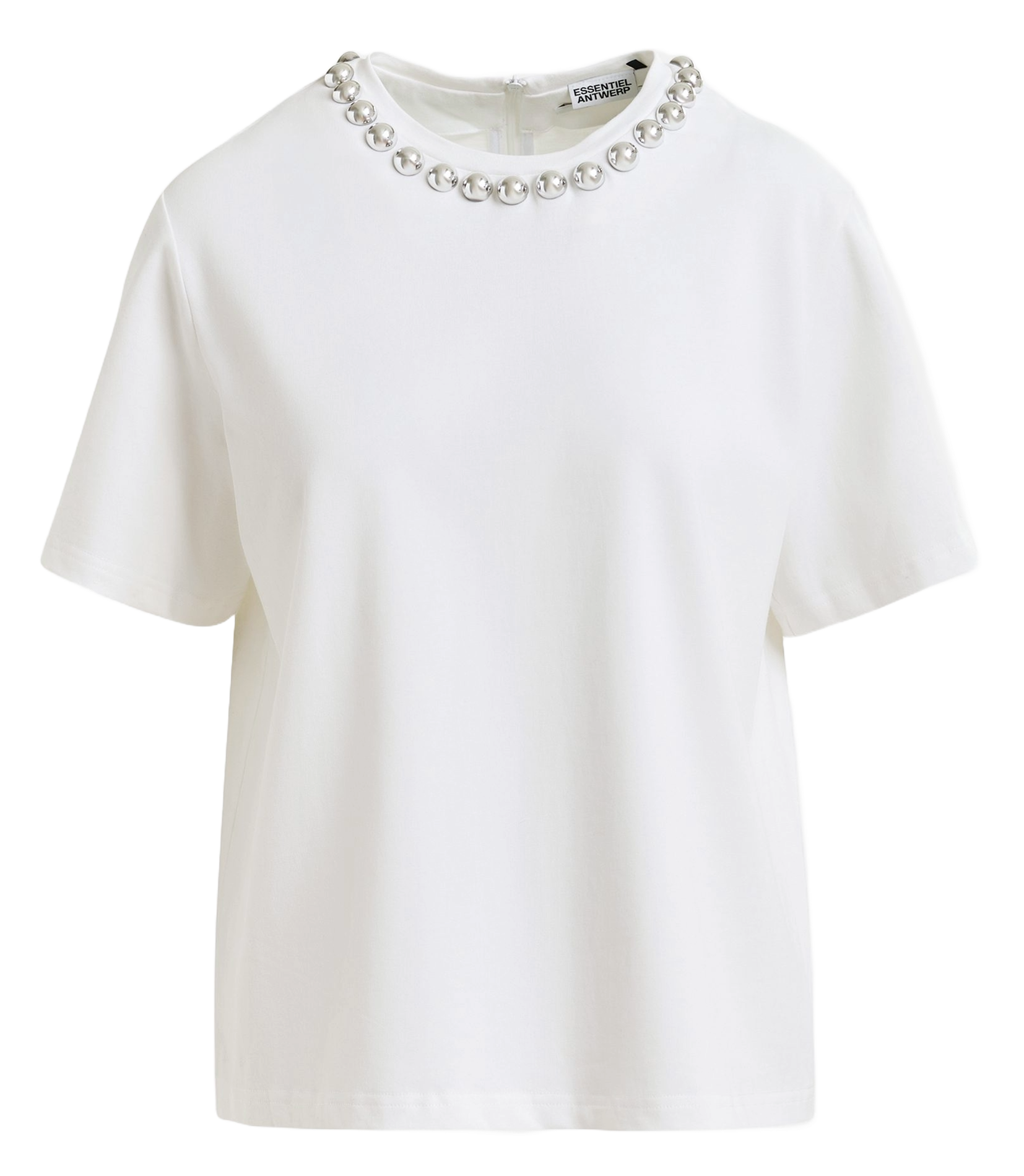 Top droit en coton ESSENTIEL ANTWERP Blanc