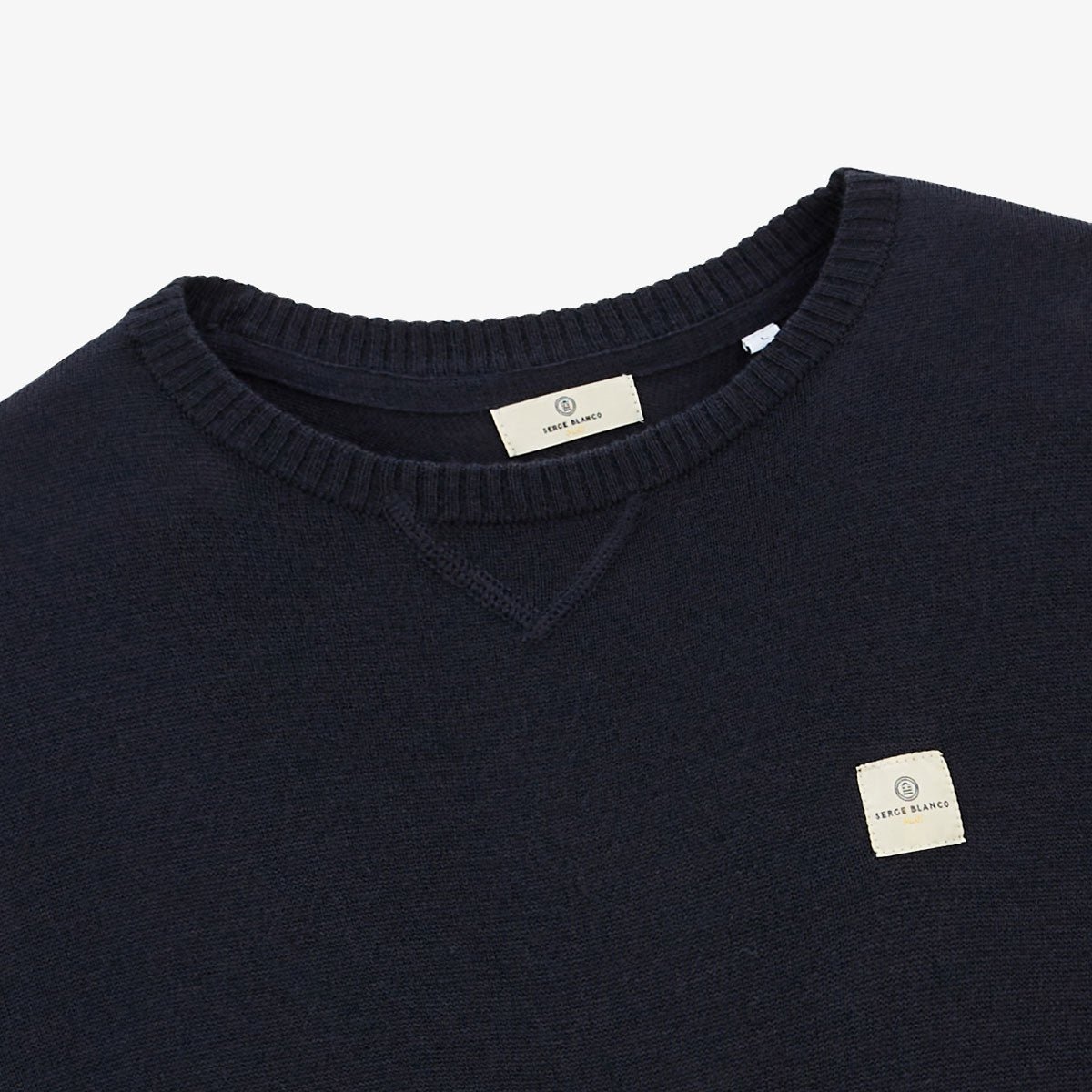 High-neck sweater SERGE BLANCO Blue