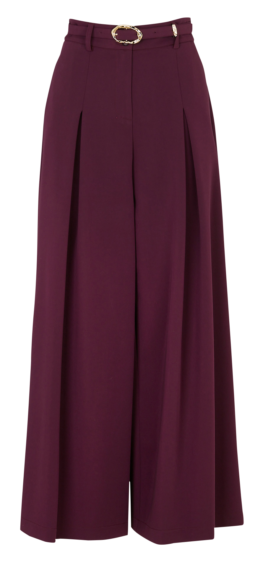 Pantalon ample taille haute ceinturé IMPERIAL Violet