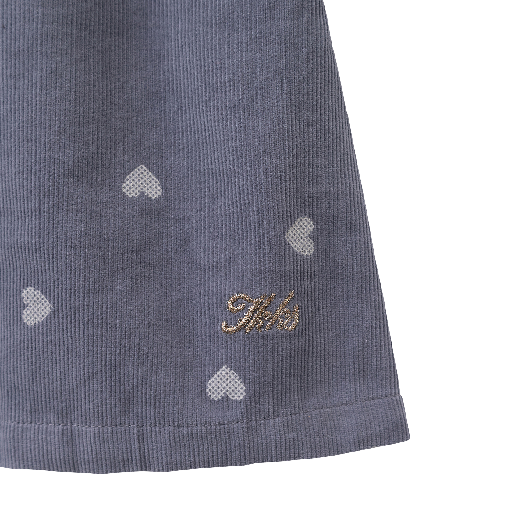 Jupe courte évasée en coton IKKS JUNIOR Bleu