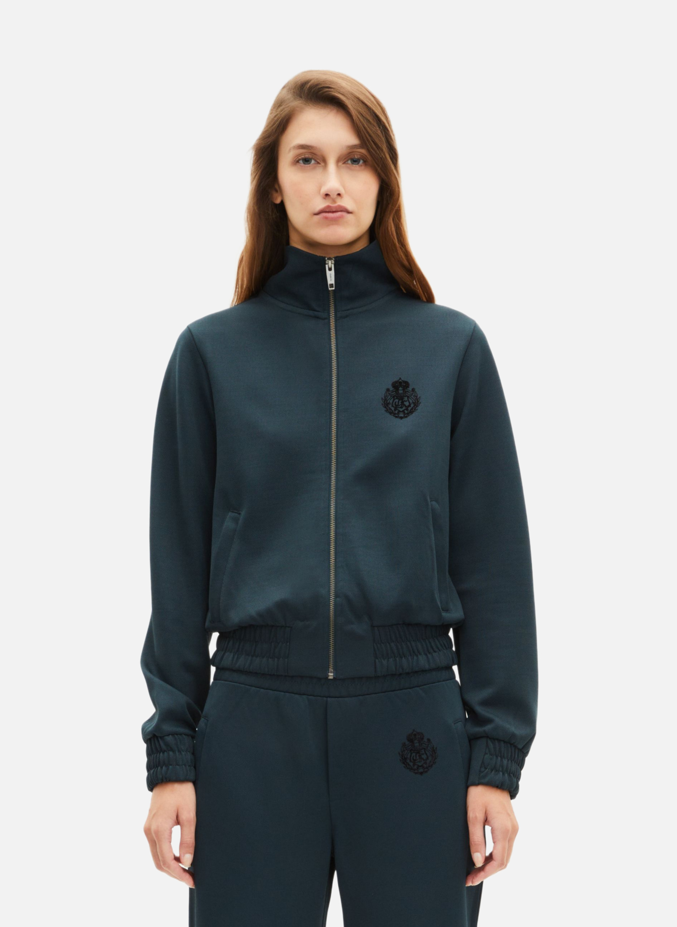 Zip-up sweatshirt THE KOOPLES Green
