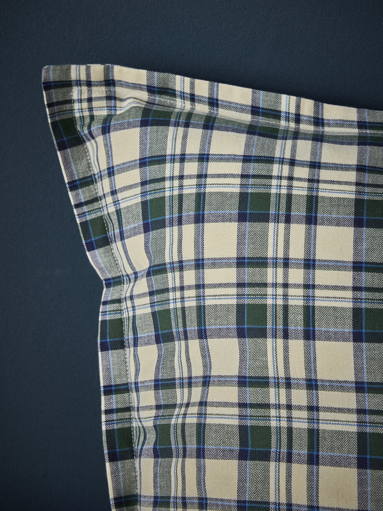 Soft cotton pillowcase "Andrea" CYRILLUS Blue