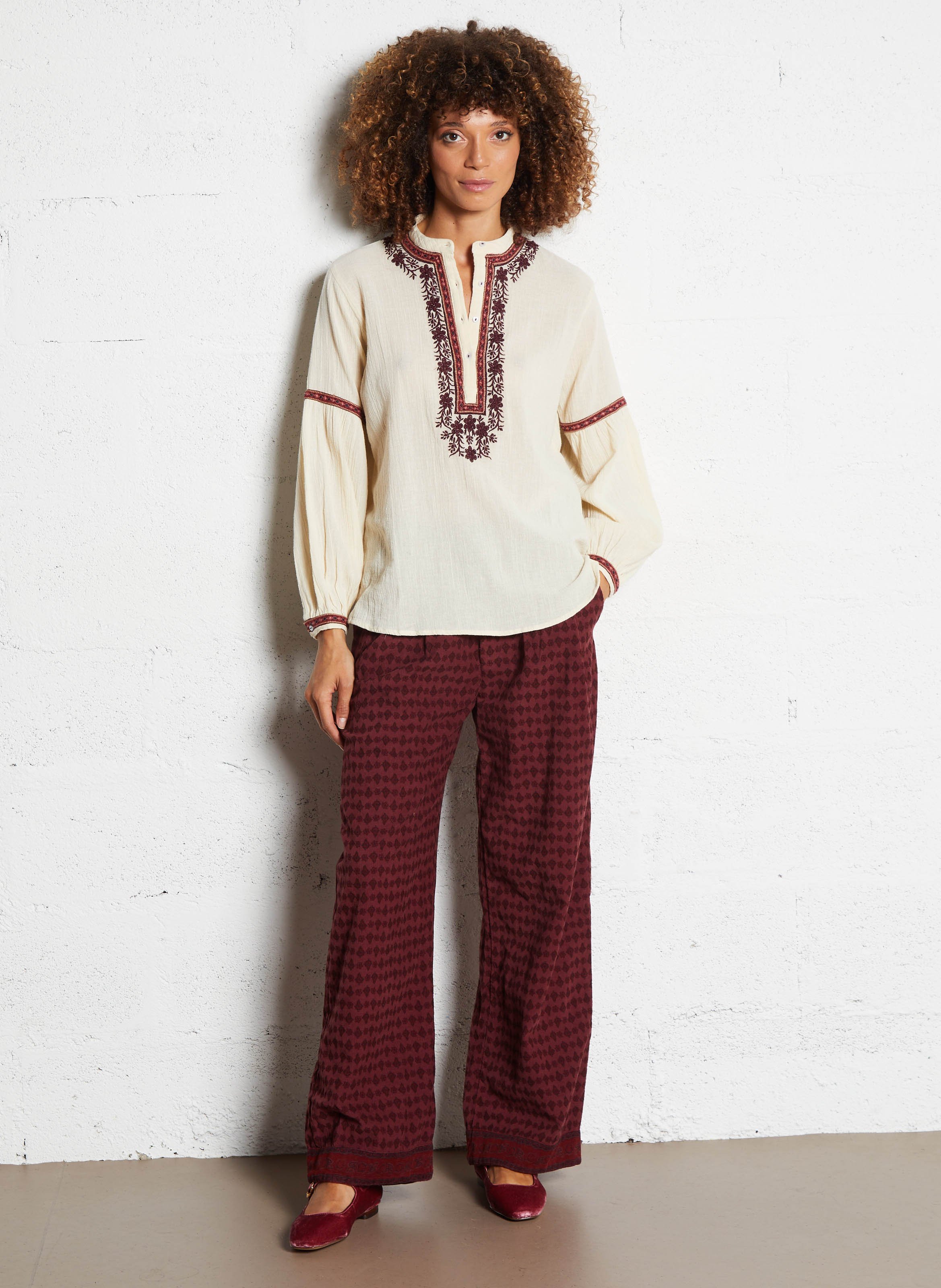 Velvet ballet flats SAM EDELMAN Pink