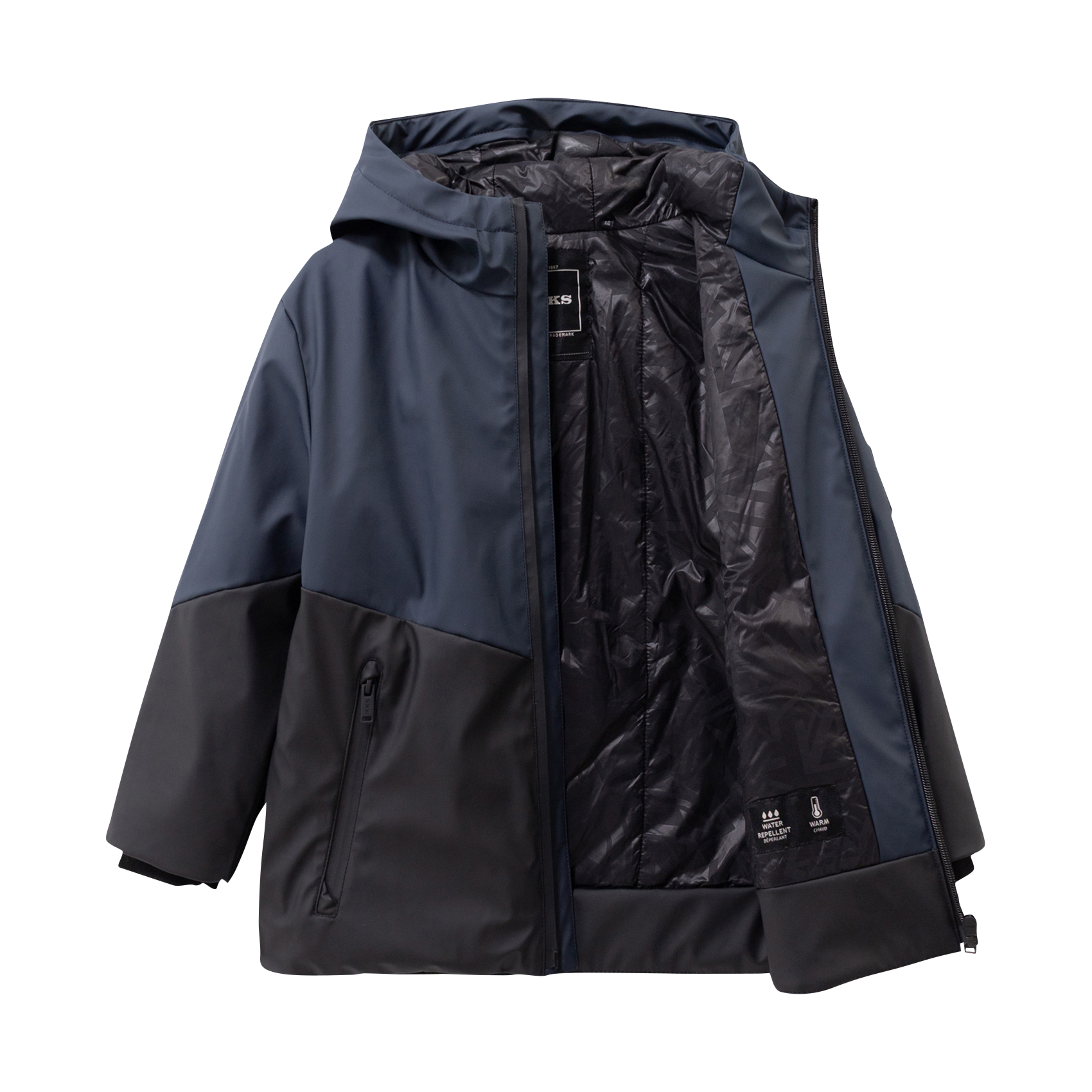 Parka droite col montant IKKS JUNIOR Bleu