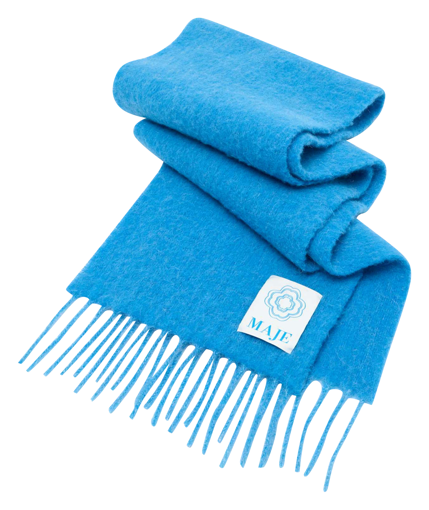 Echarpe en laine mélangée  MAJE Bleu