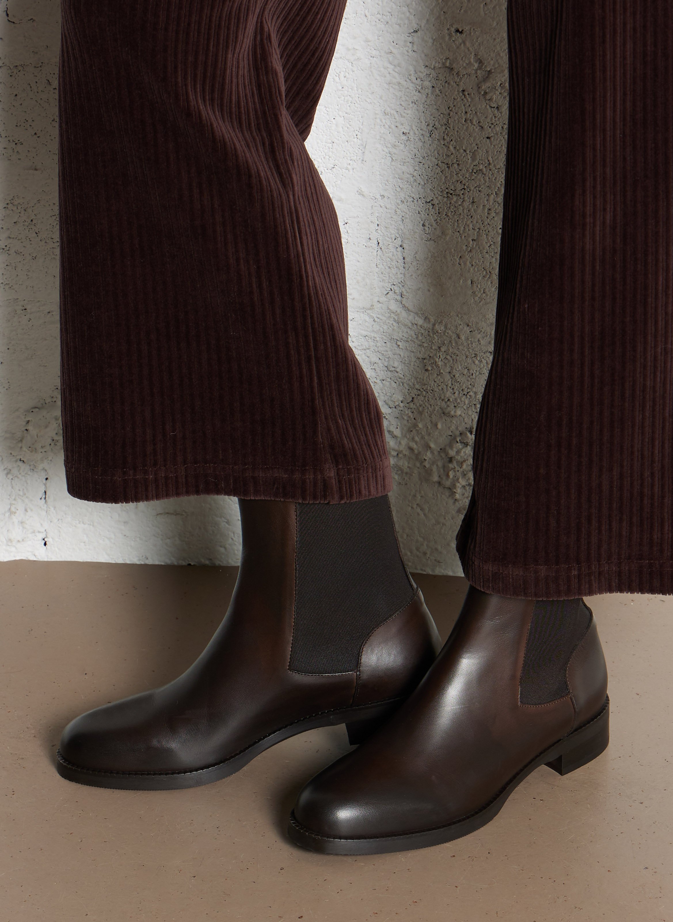 Bianca leather ankle boots MELLOW YELLOW Brown