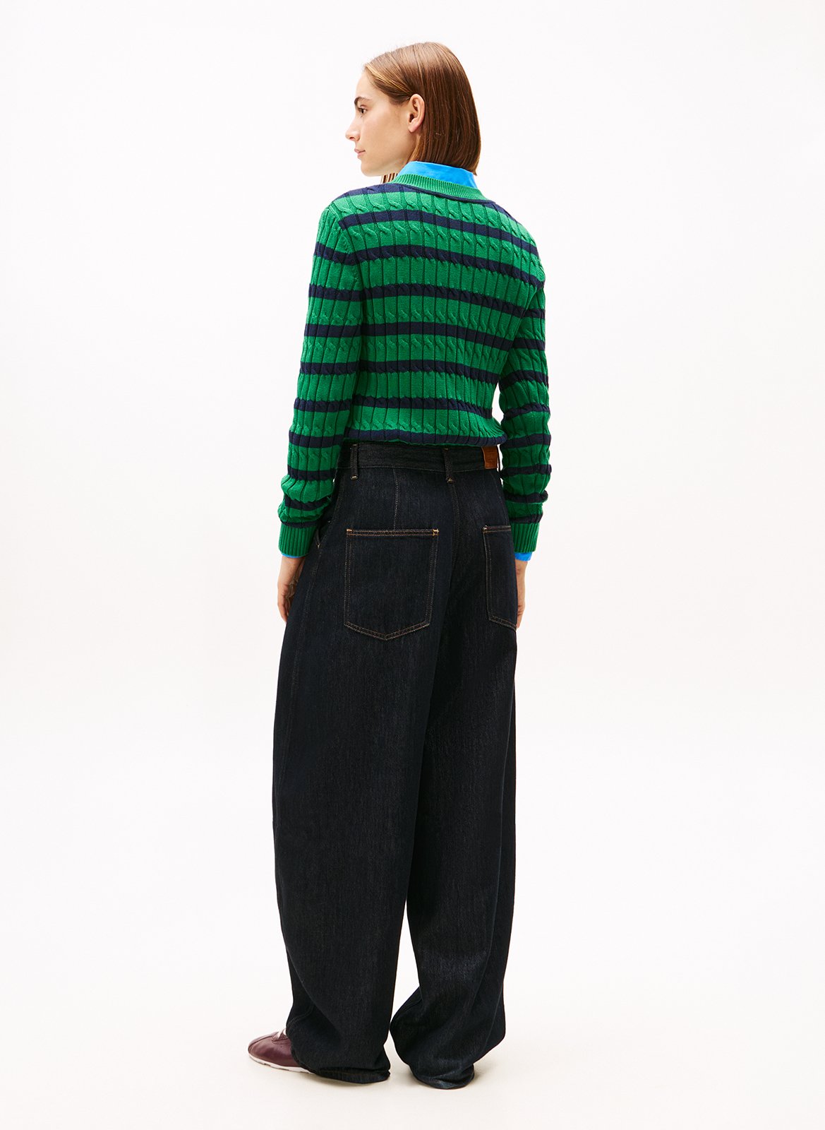 Jean large en coton mélangé TOMMY HILFIGER Jean brut