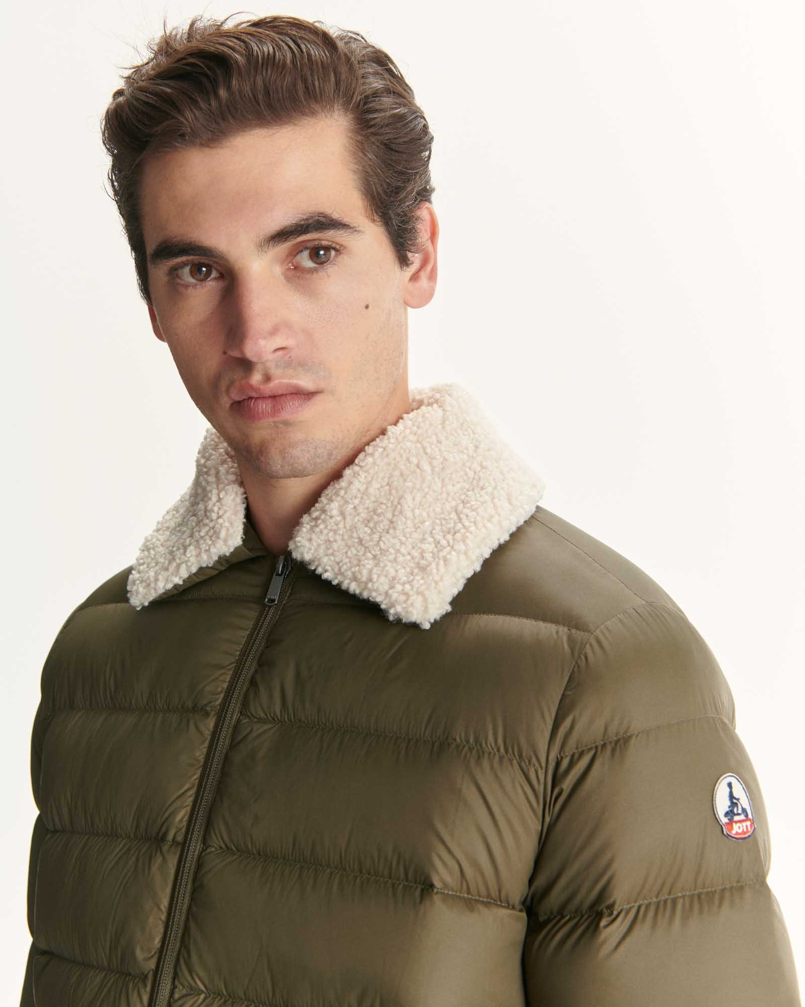 Lightweight Aviator Puffer Jacket Danny JOTT Green