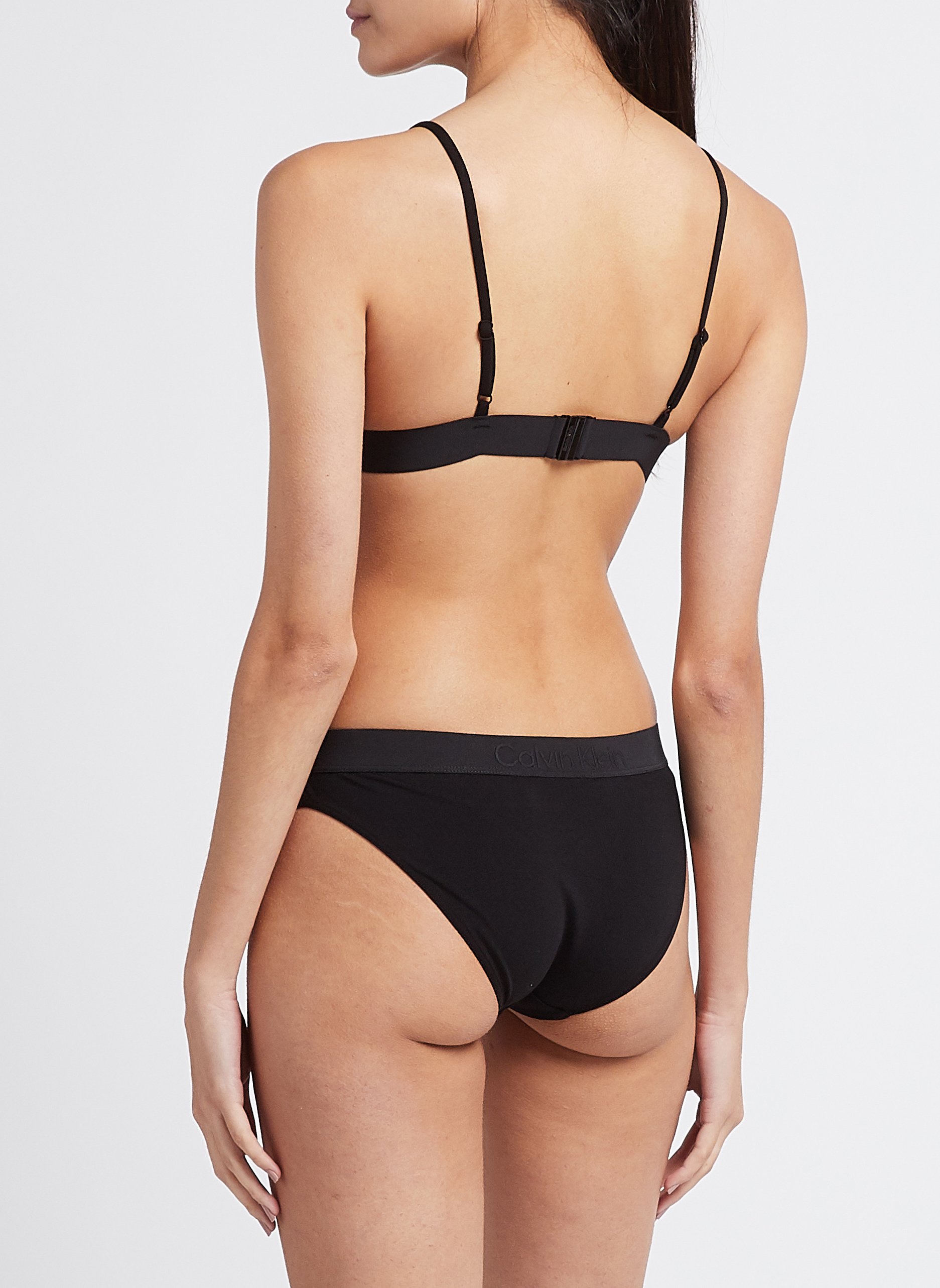 Haut de bikini triangle  CALVIN KLEIN UNDERWEAR Noir