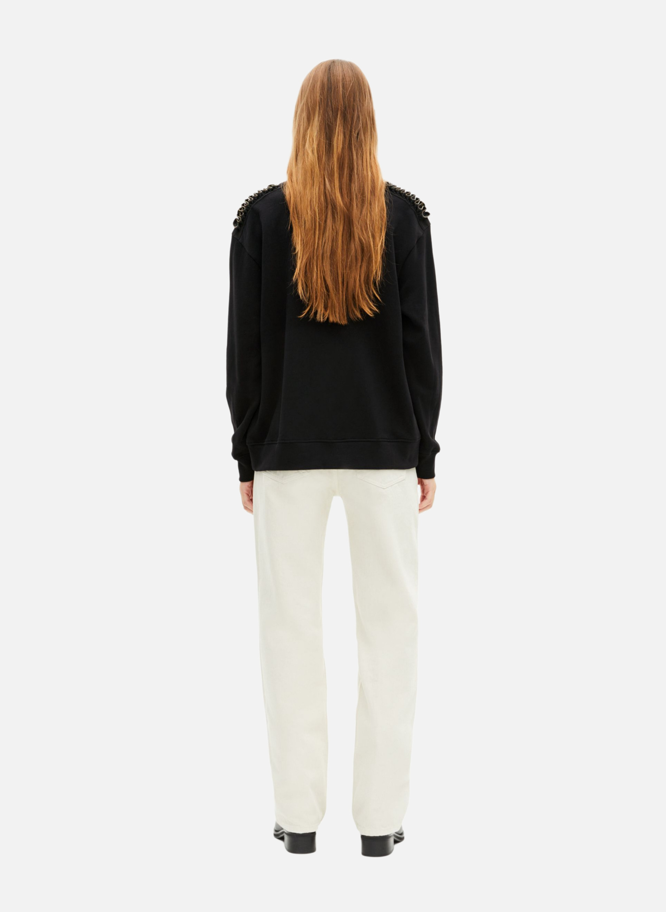 Sweatshirt with chains THE KOOPLES Black