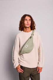 Cotton waist bag Green
