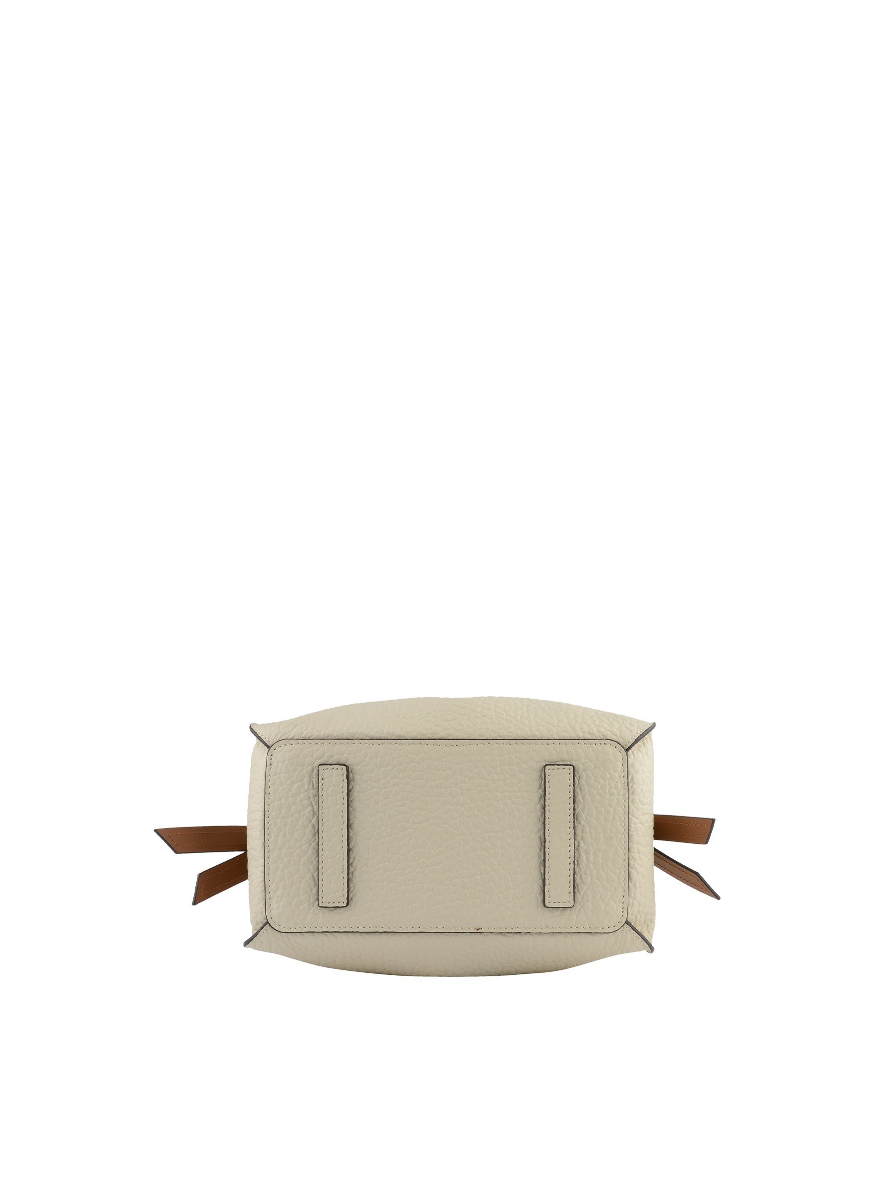 Calfskin leather handbag POURCHET Multicolored