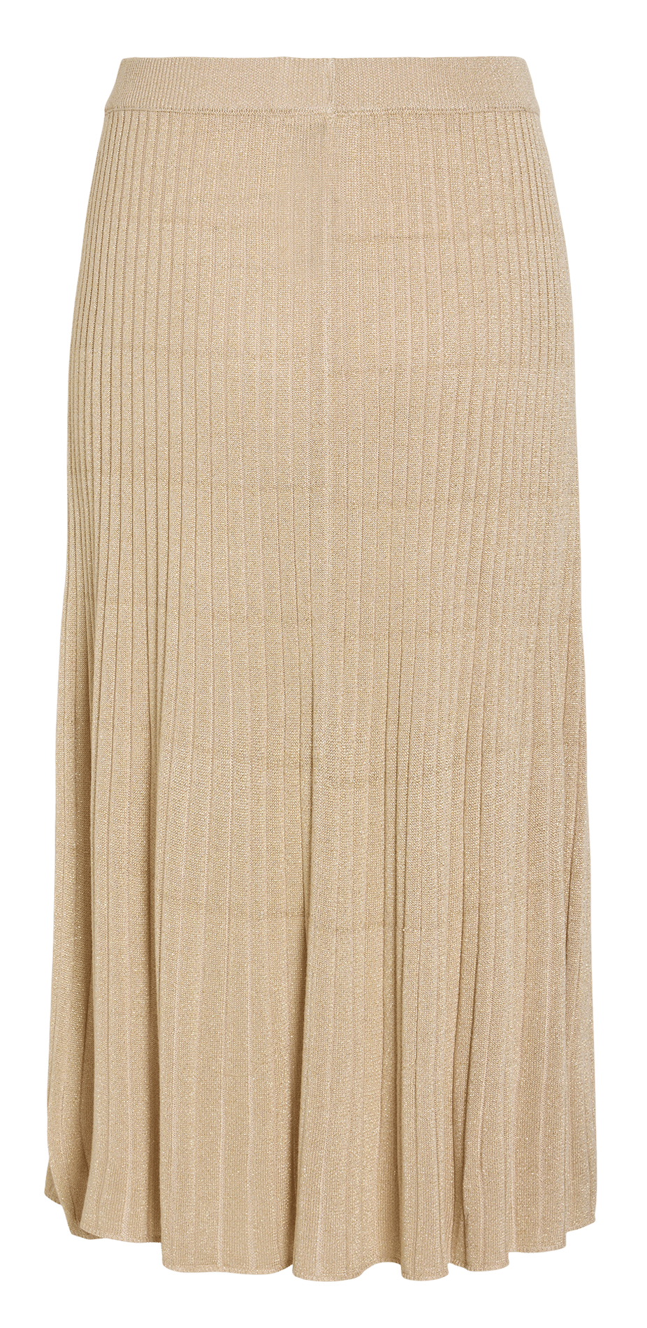 Long knit skirt VILA Beige
