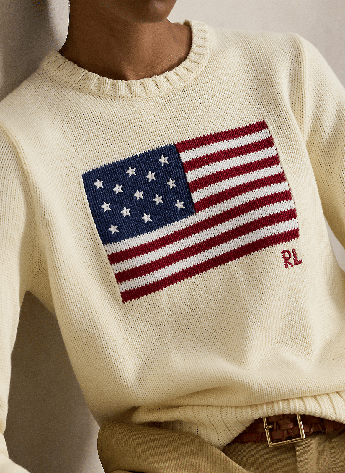 Baumwollpullover POLO RALPH LAUREN Beige