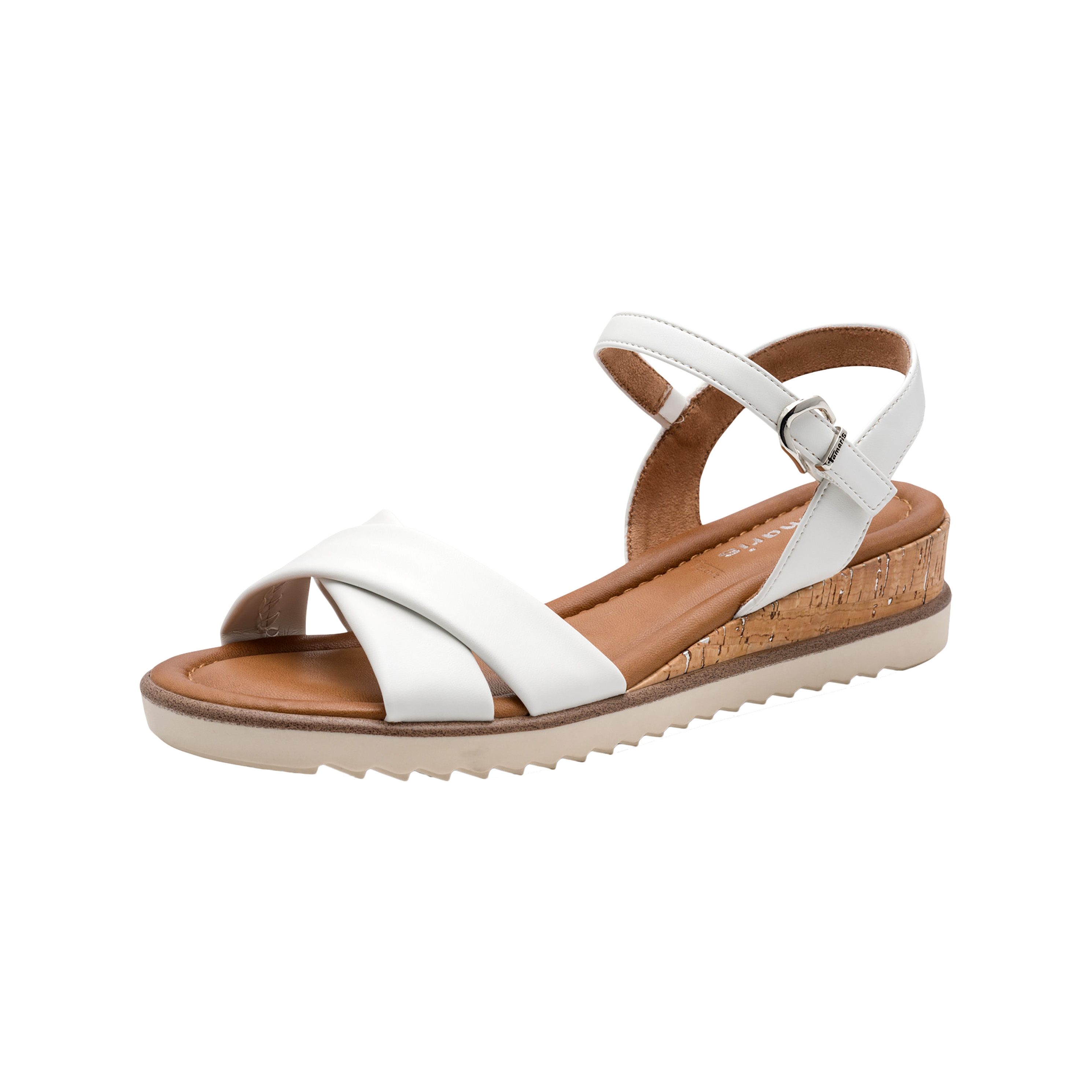 Sandales compensées à brides TAMARIS Blanc