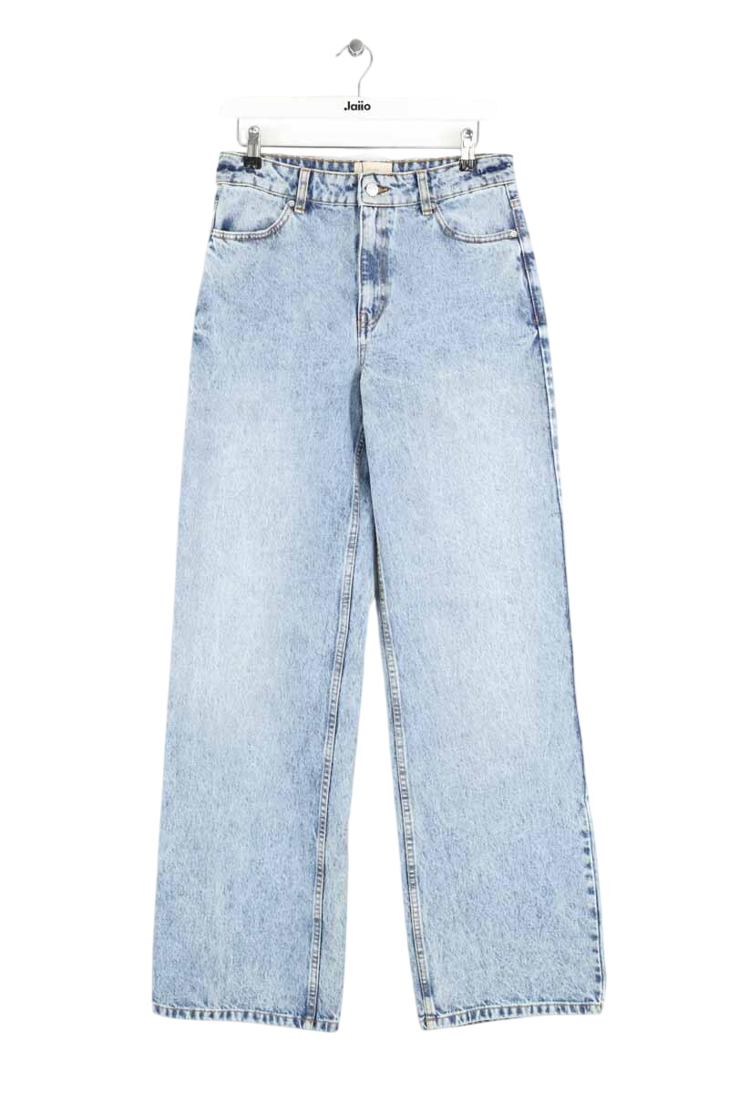 Straight cotton-blend pants SEZANE - Seconde main Blue
