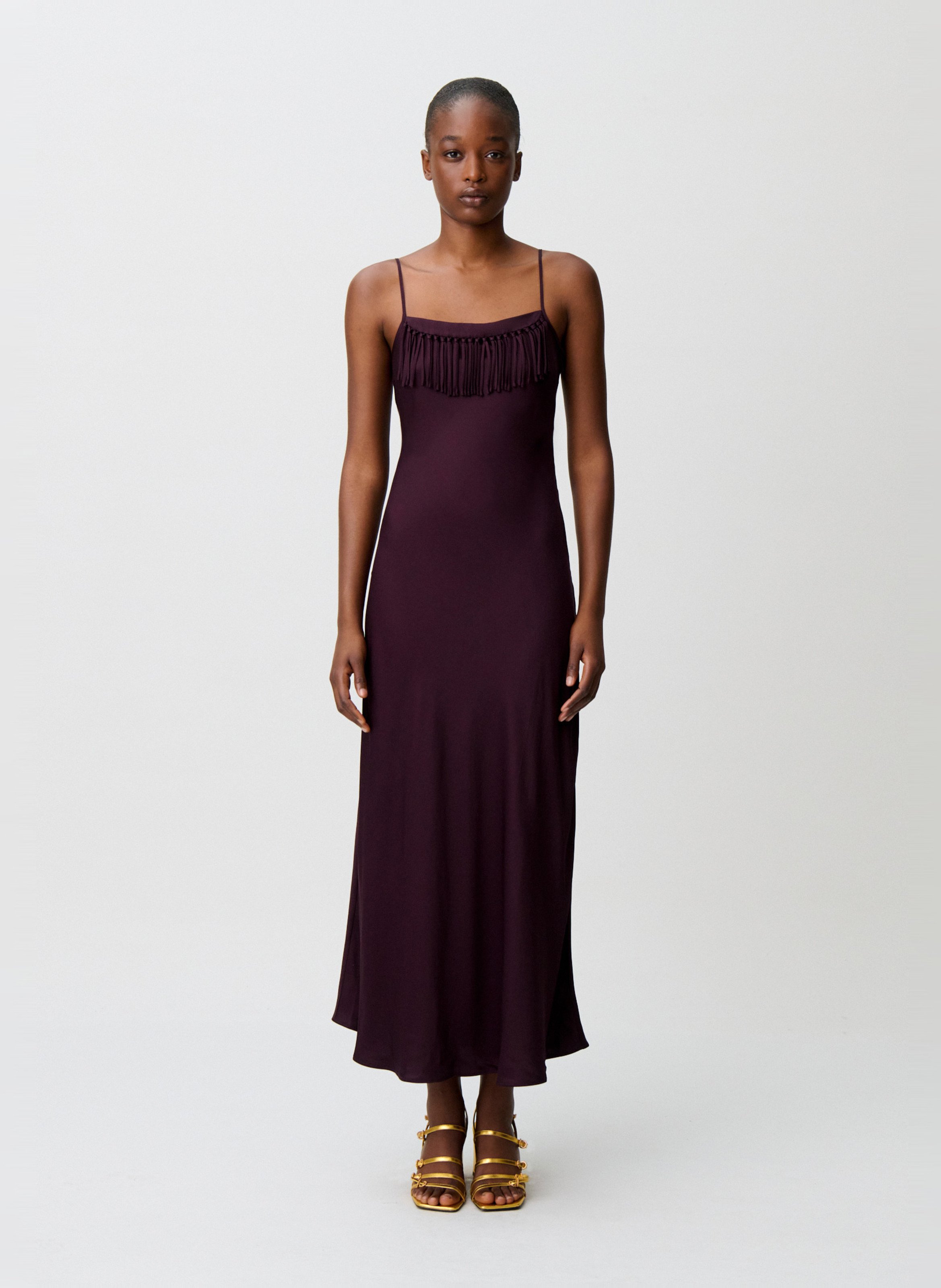 Robe longue CLAUDIE PIERLOT Prune