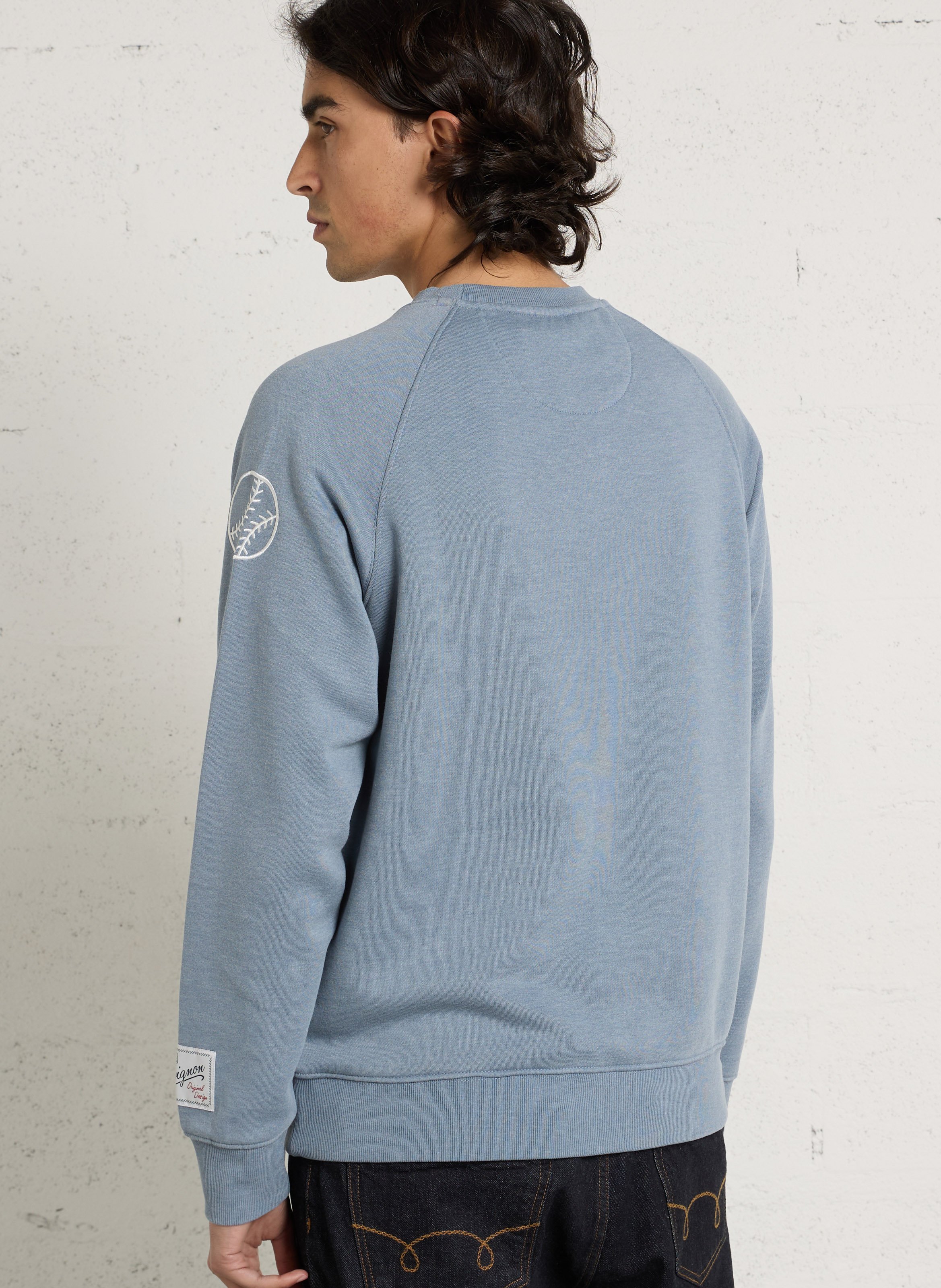 Effen sweater CHEVIGNON Blauw