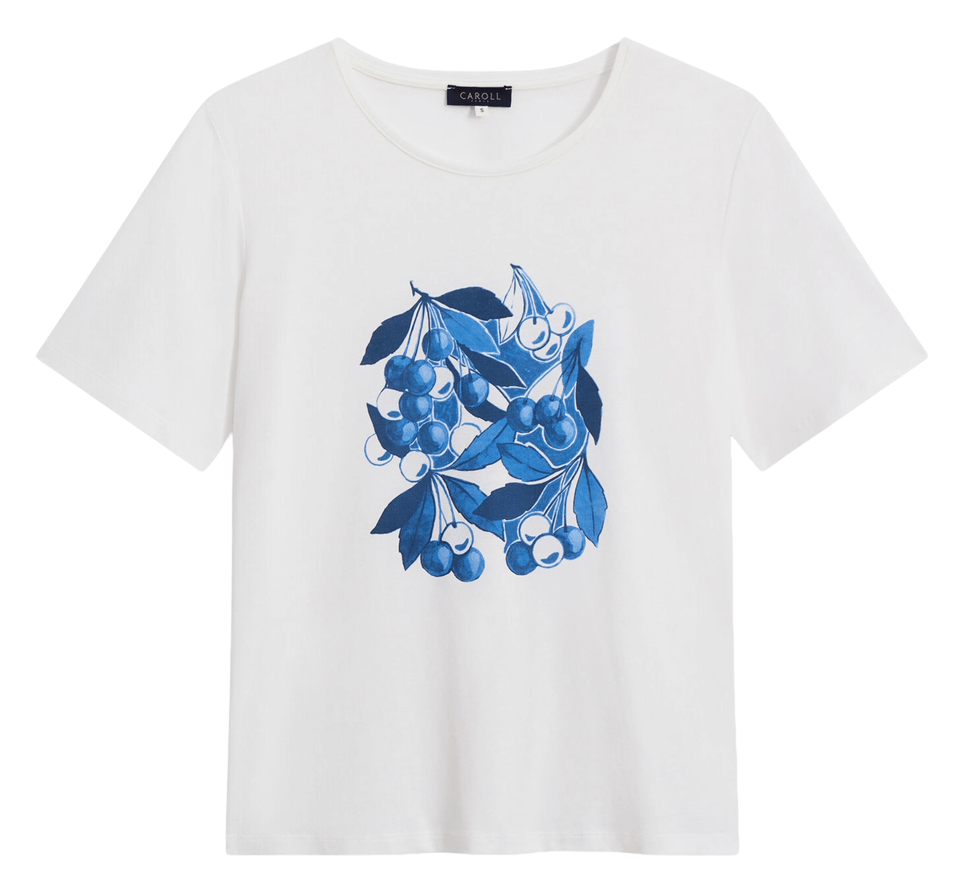 Bedrukt T-shirt CAROLL Blauw