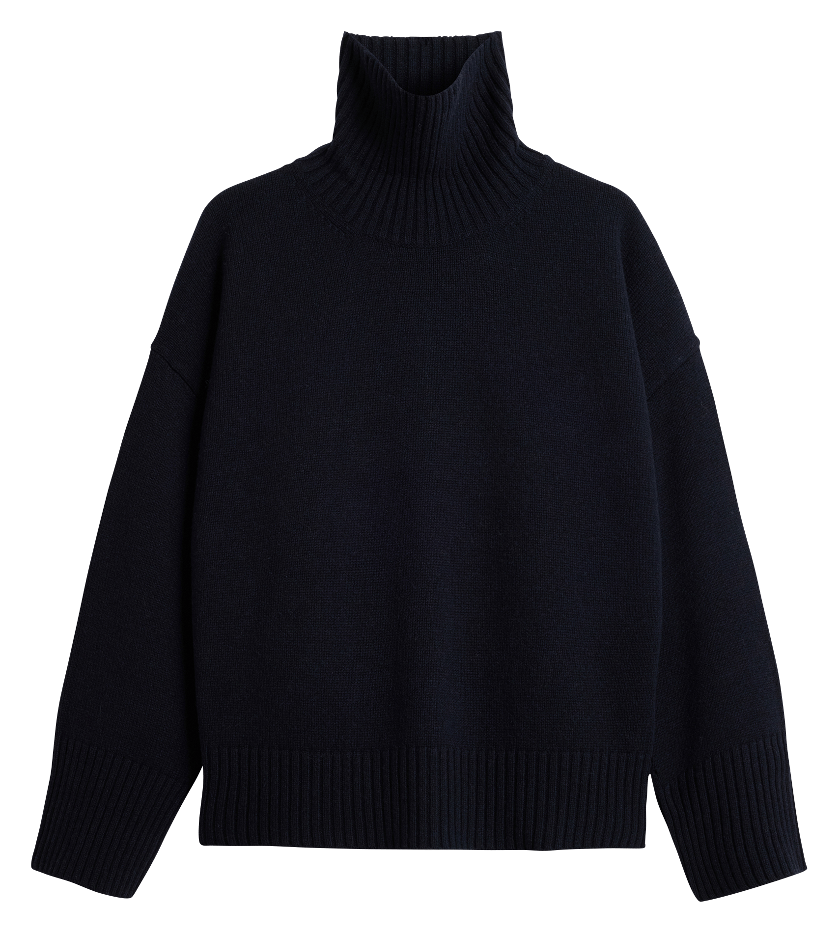 Gerader Pullover mit Rollkragen aus Wolle SOEUR
