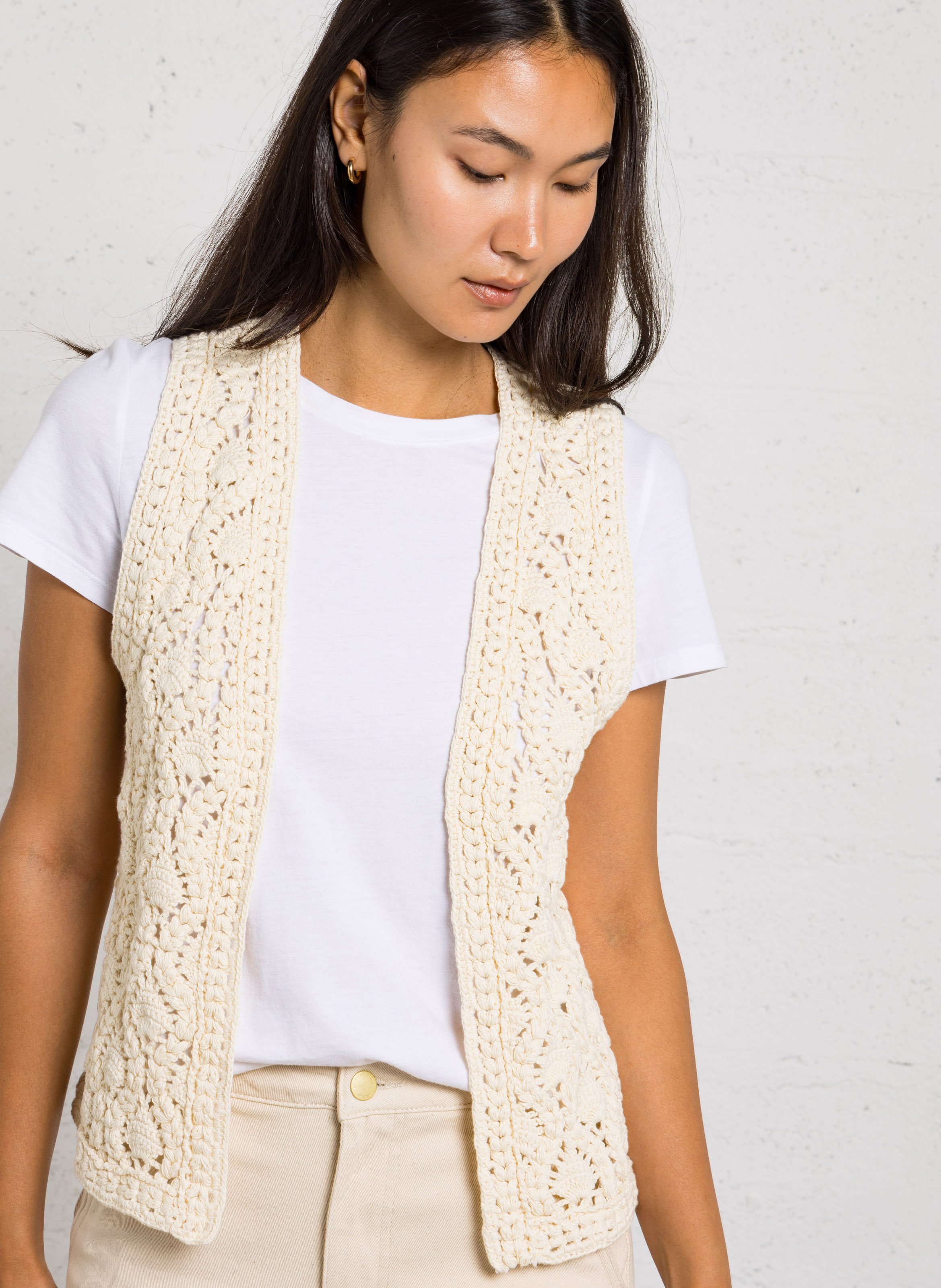 Gilet droit en coton  MAISON 123