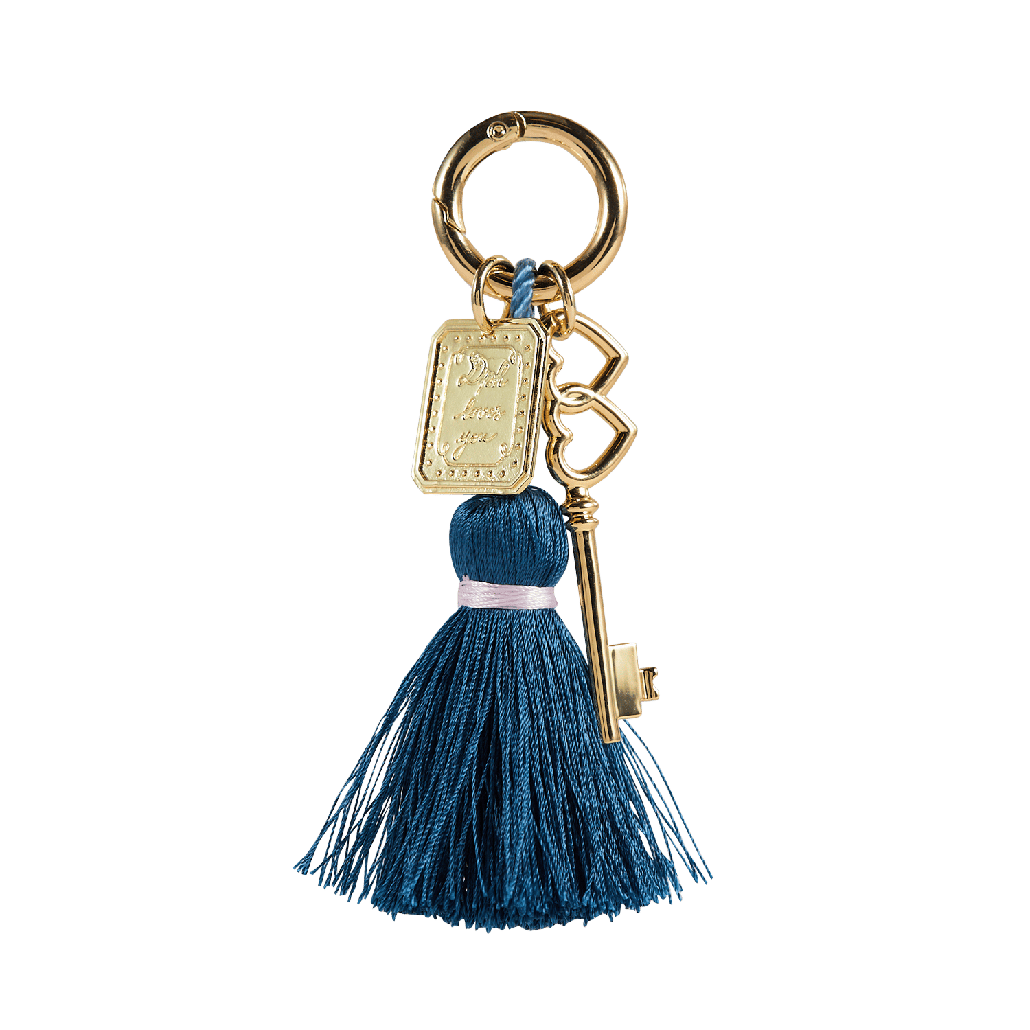 Porte-clé DES PETITS HAUTS Doré