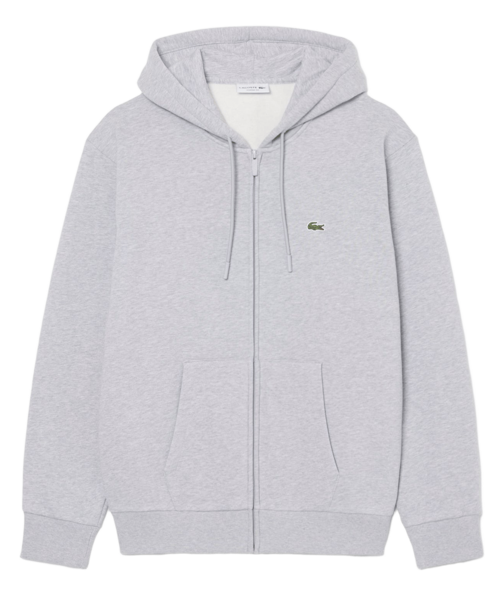 Cotton-blend hoodie LACOSTE Grey