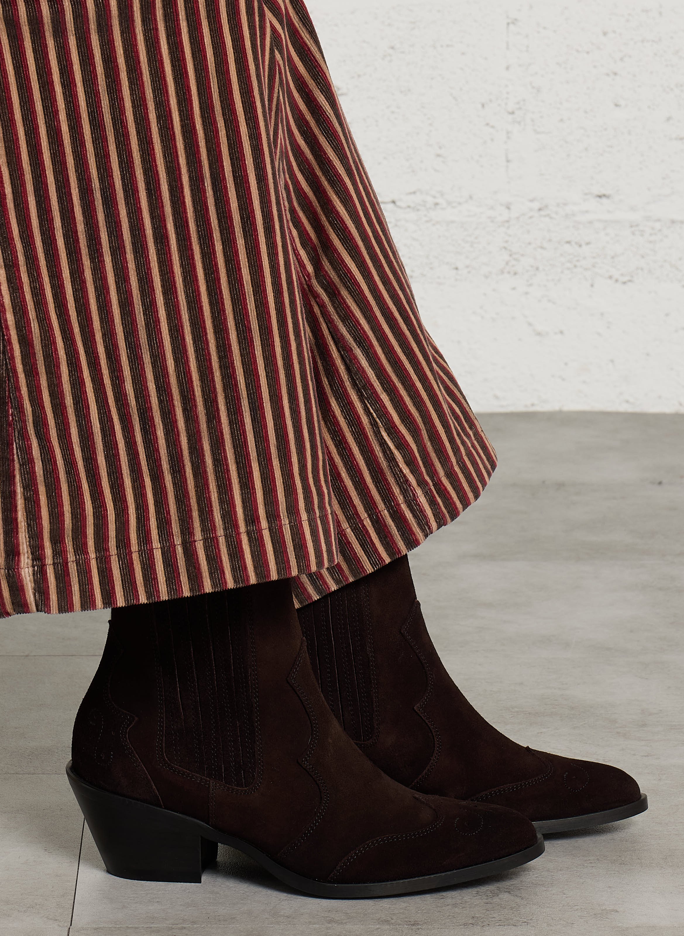 Lederboots MELLOW YELLOW Braun
