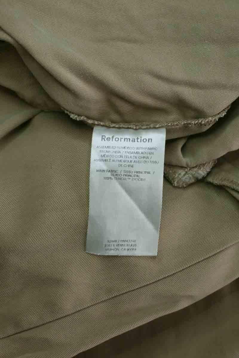 Wide-leg pants REFORMATION - Seconde Main Beige