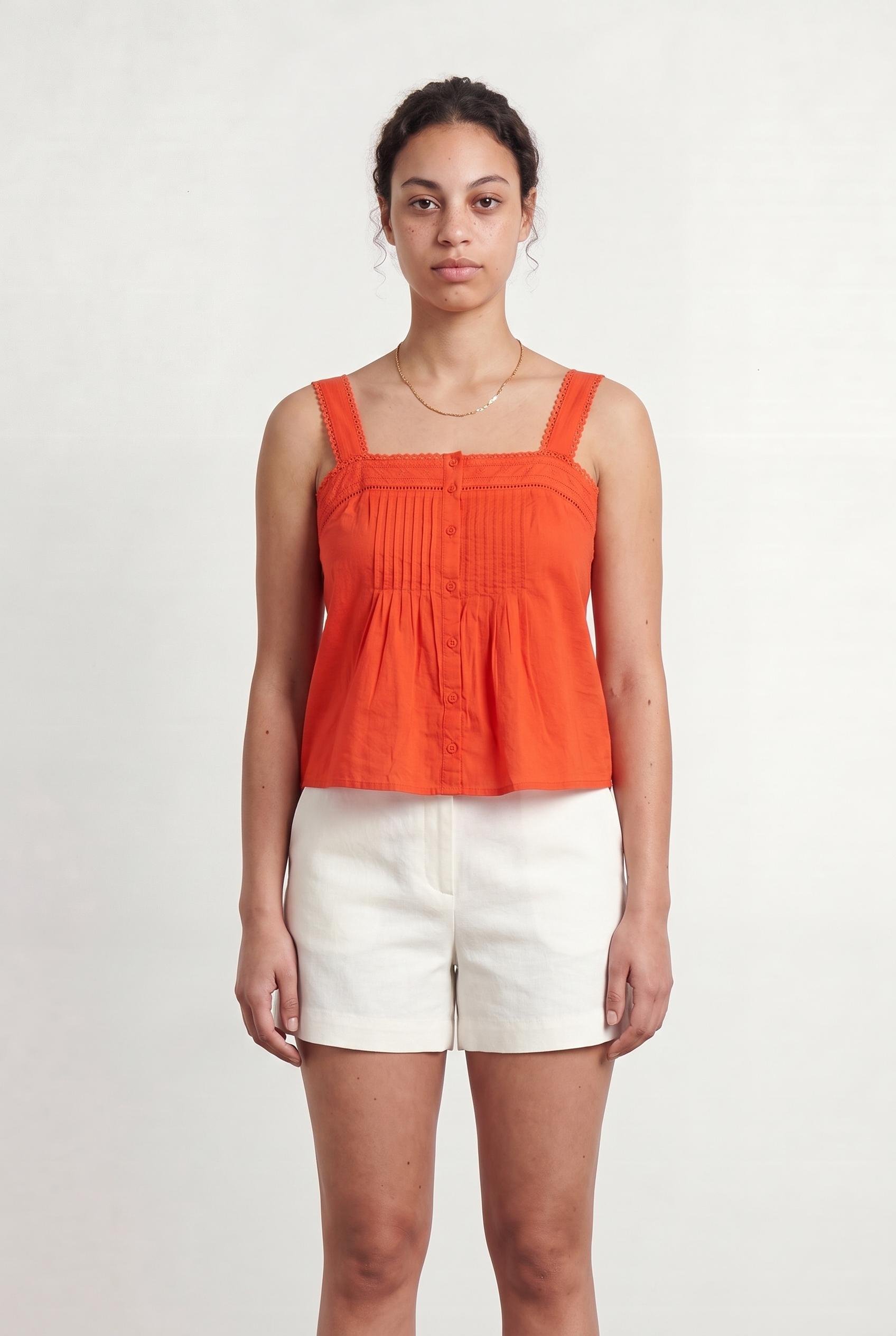 Top & tank top LEVI'S - Seconde main Red