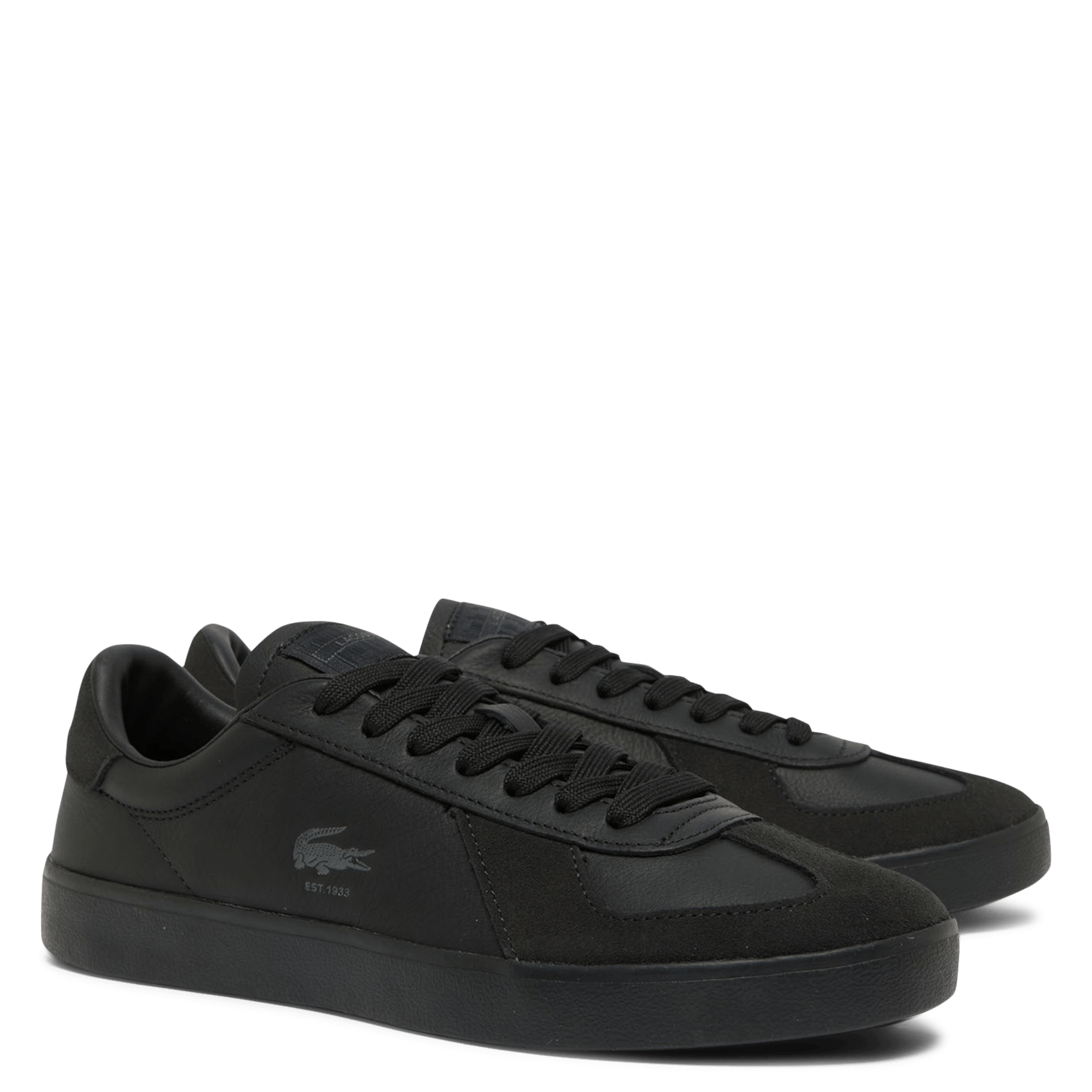 Lace-up low-top sneakers LACOSTE Black