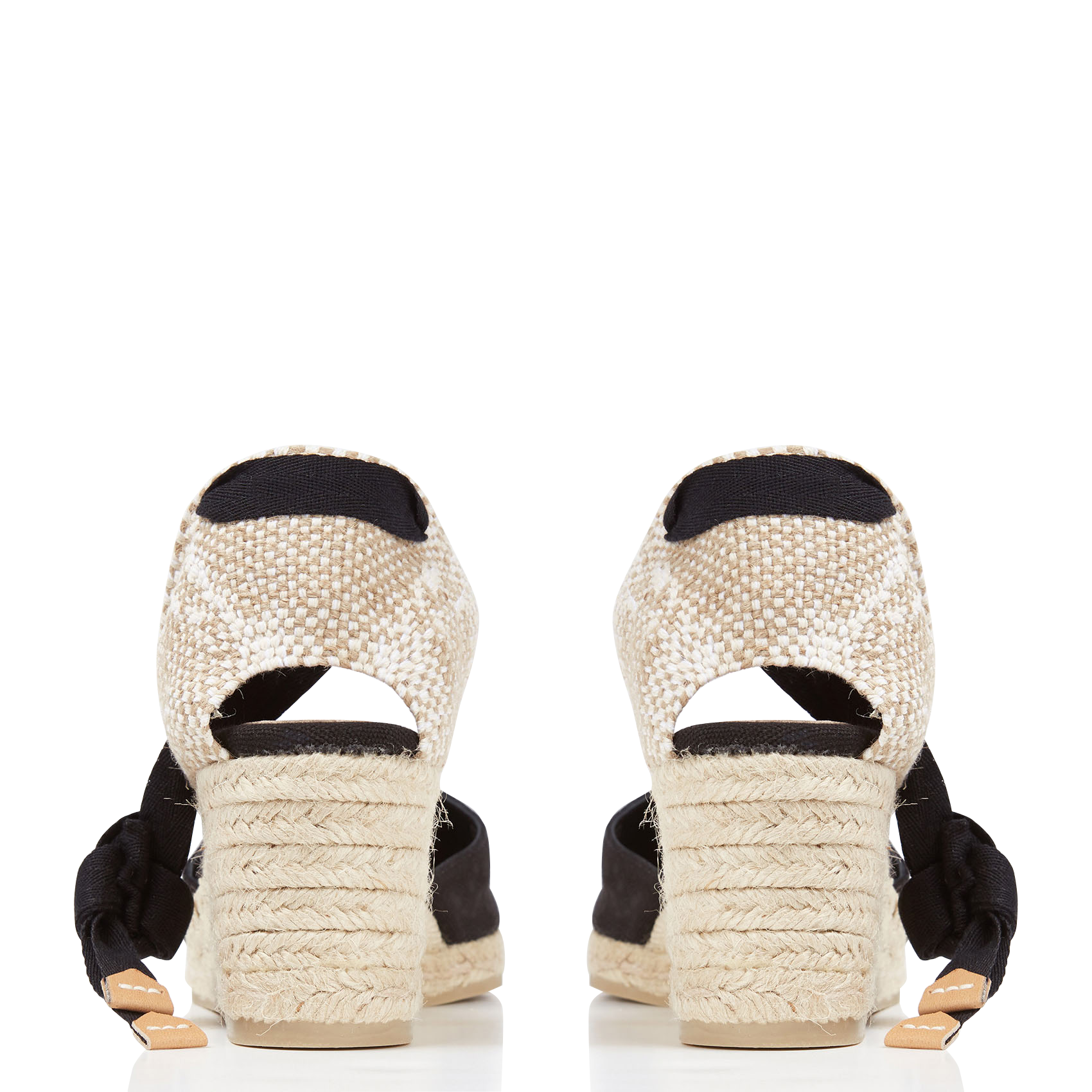 Canvas wedge espadrilles CASTANER Black