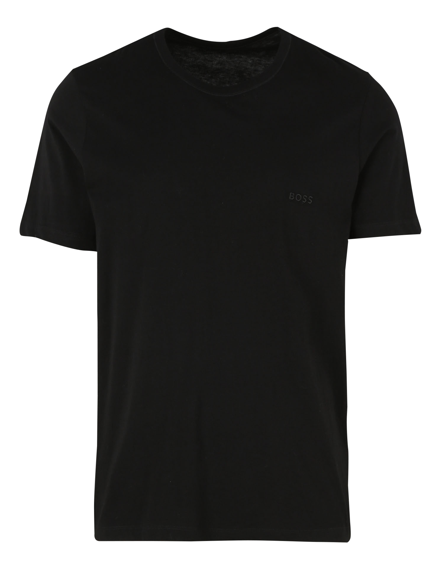 Pack of 3 round-neck cotton T-shirts BOSS Black