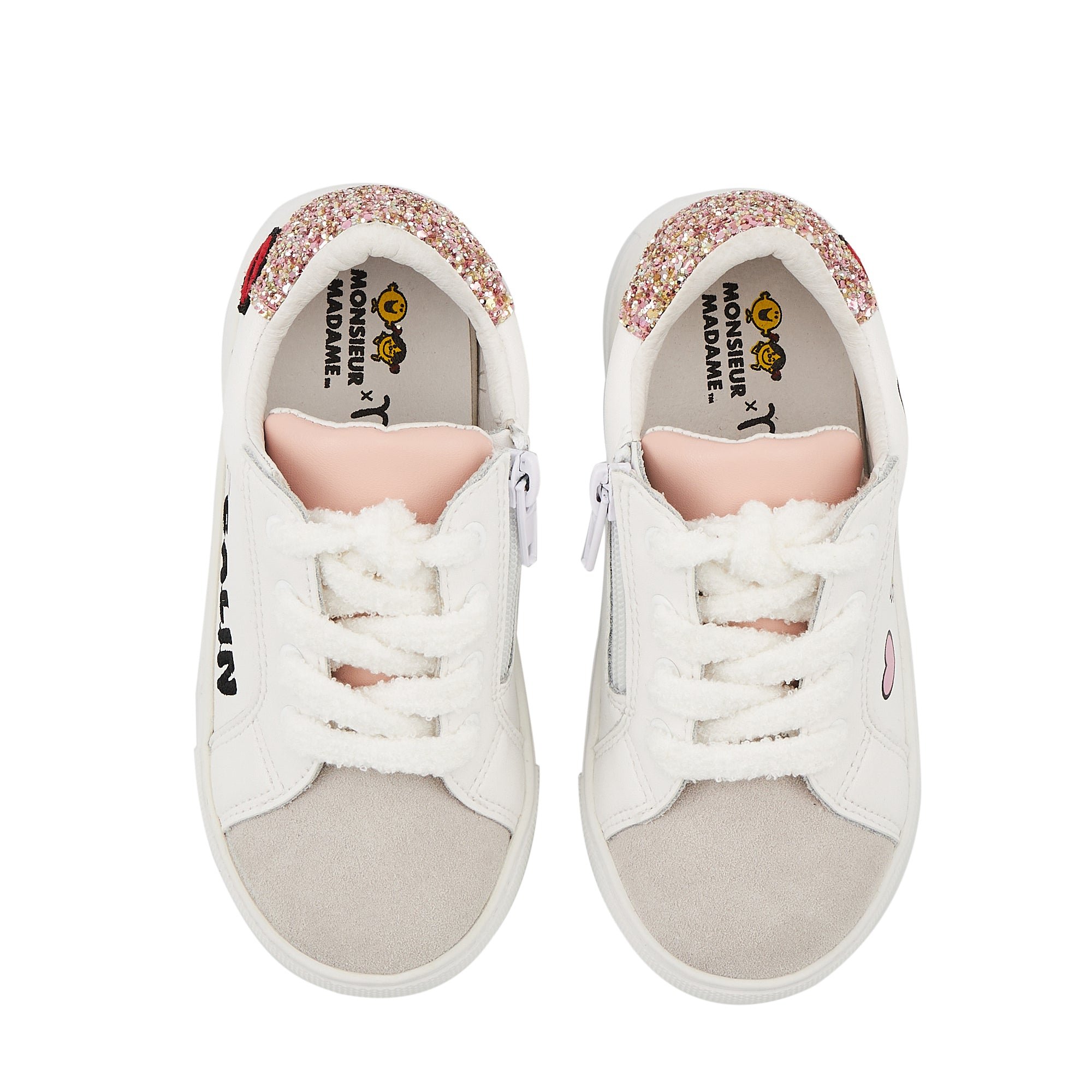 Leather sneakers BONS BAISERS PARIS White