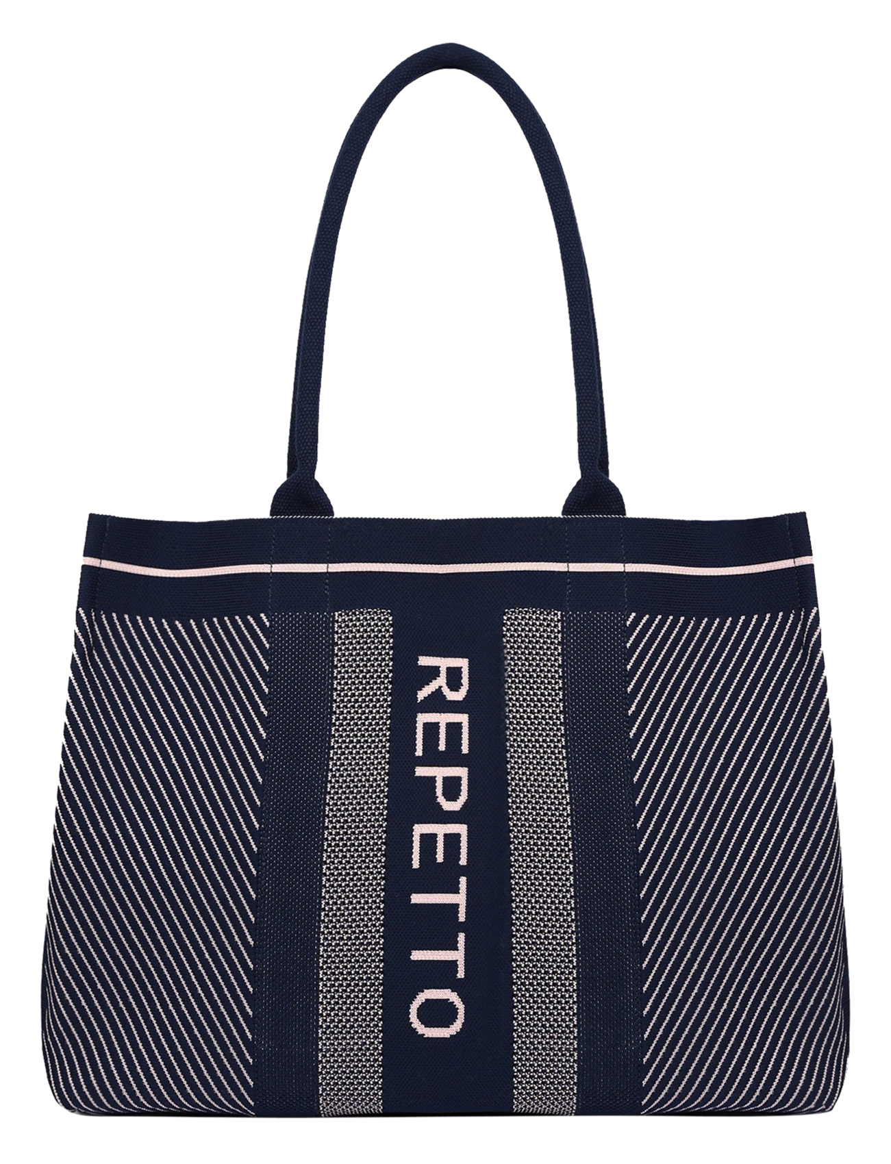 Shopper van gebreide stof REPETTO Blauw