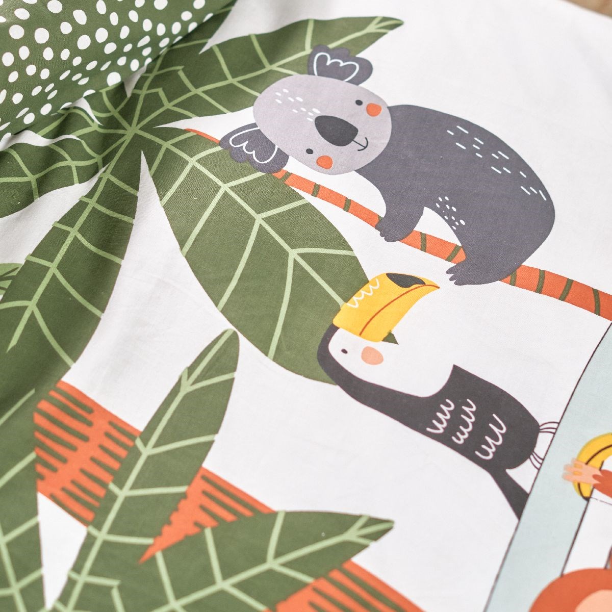 Cotton bedding set TODAY LINGE DE MAISON Green