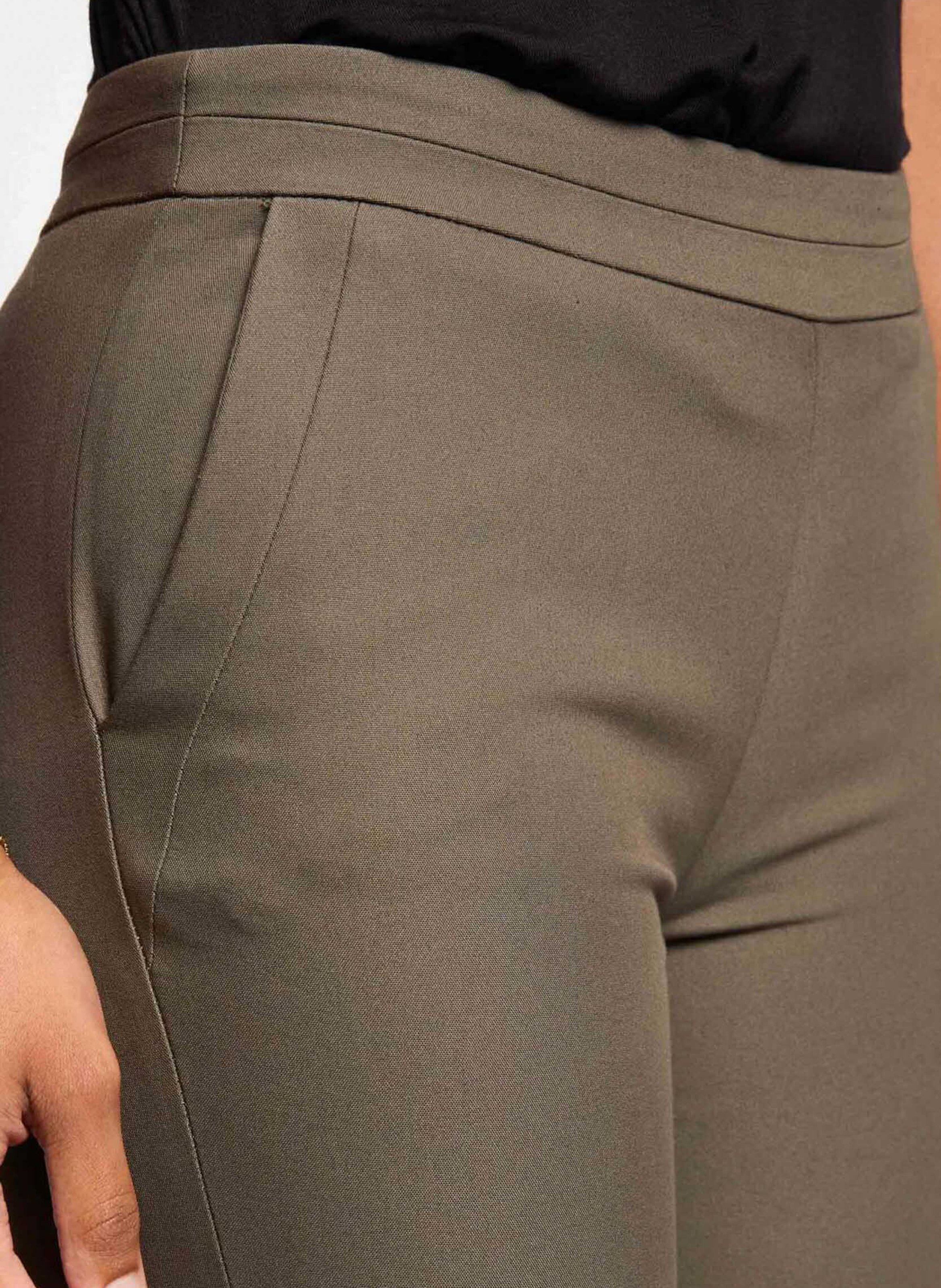 Slim fit 7/8e broek MORGAN Groen