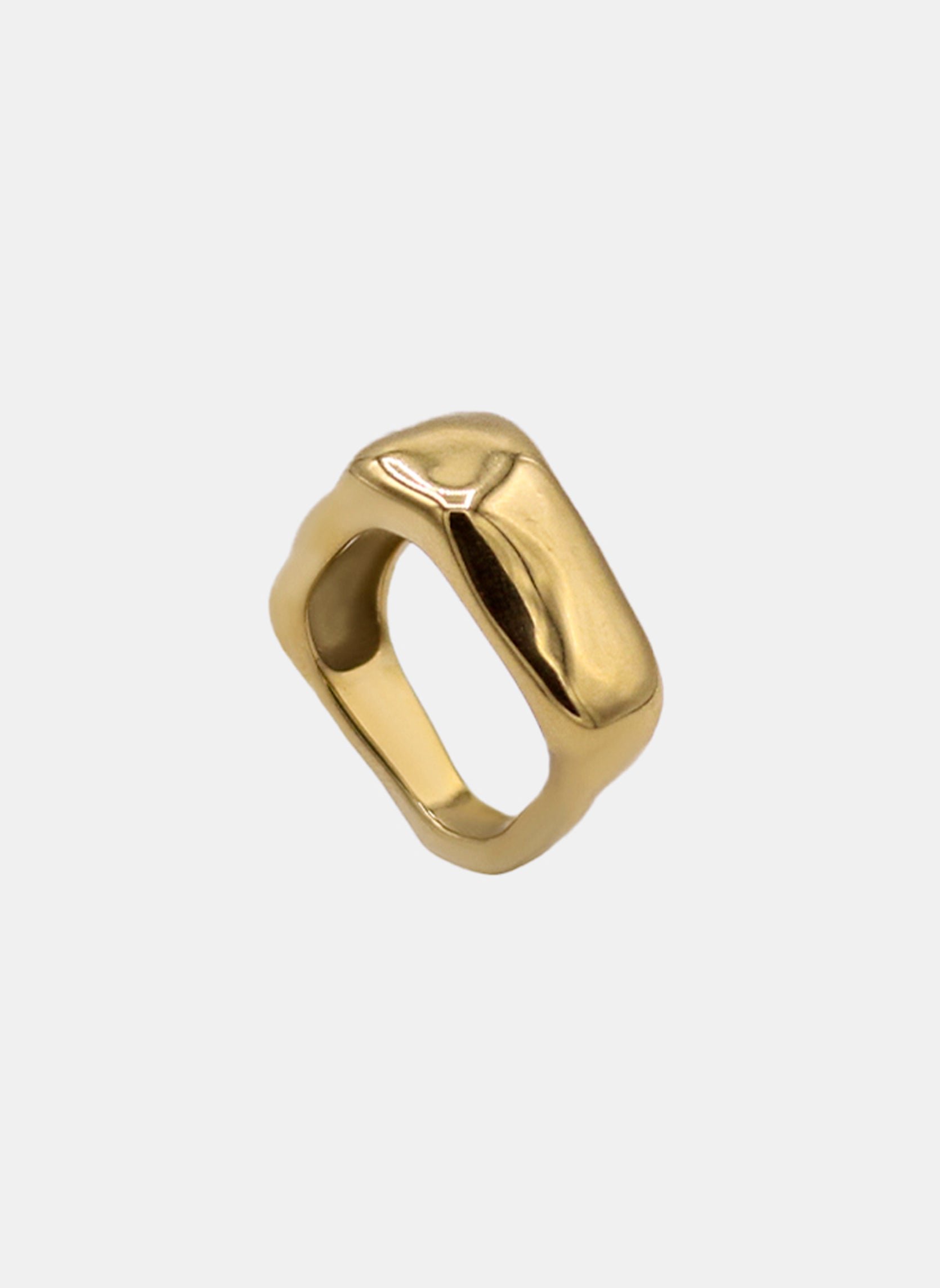 Wide Garance ring AEC Paris Golden