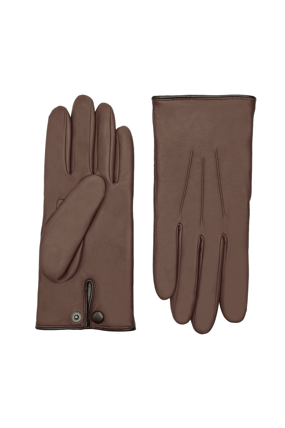 Rick leather gloves lined with cashmere AGNELLE
