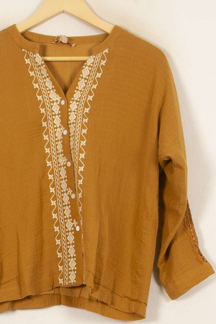 Blouse LOUISE MISHA - Seconde Main Orange