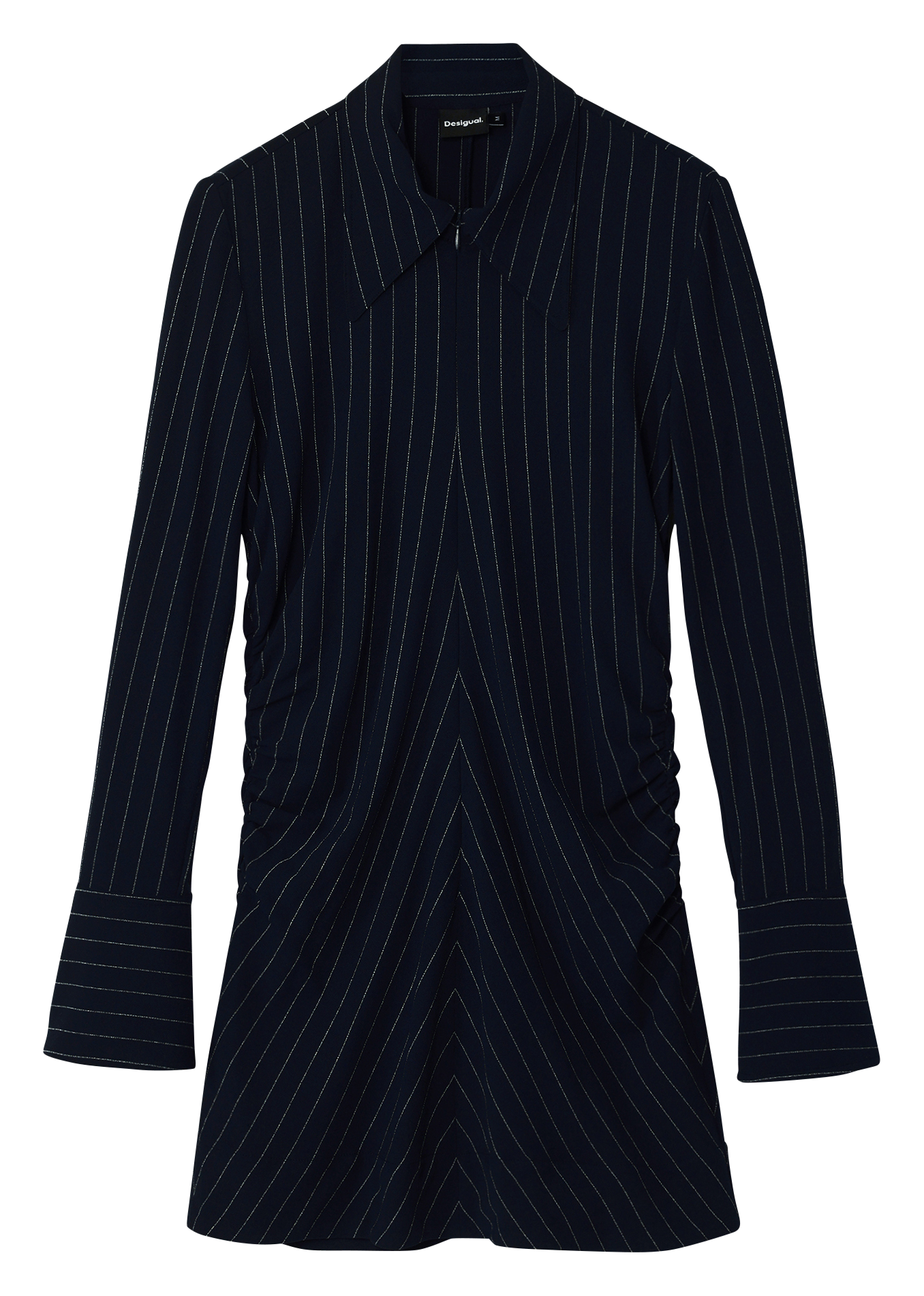 Robe courte col classique DESIGUAL Blue