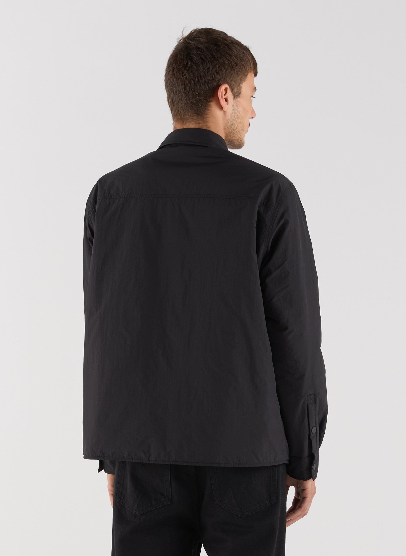 Straight-cut jacket with classic collar SAISON 1865 Black