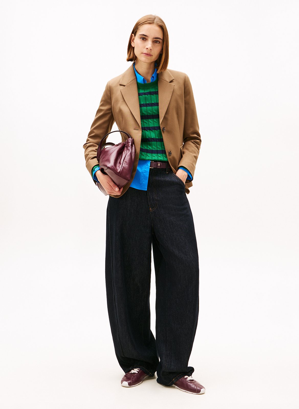 Jean large en coton mélangé TOMMY HILFIGER Jean brut