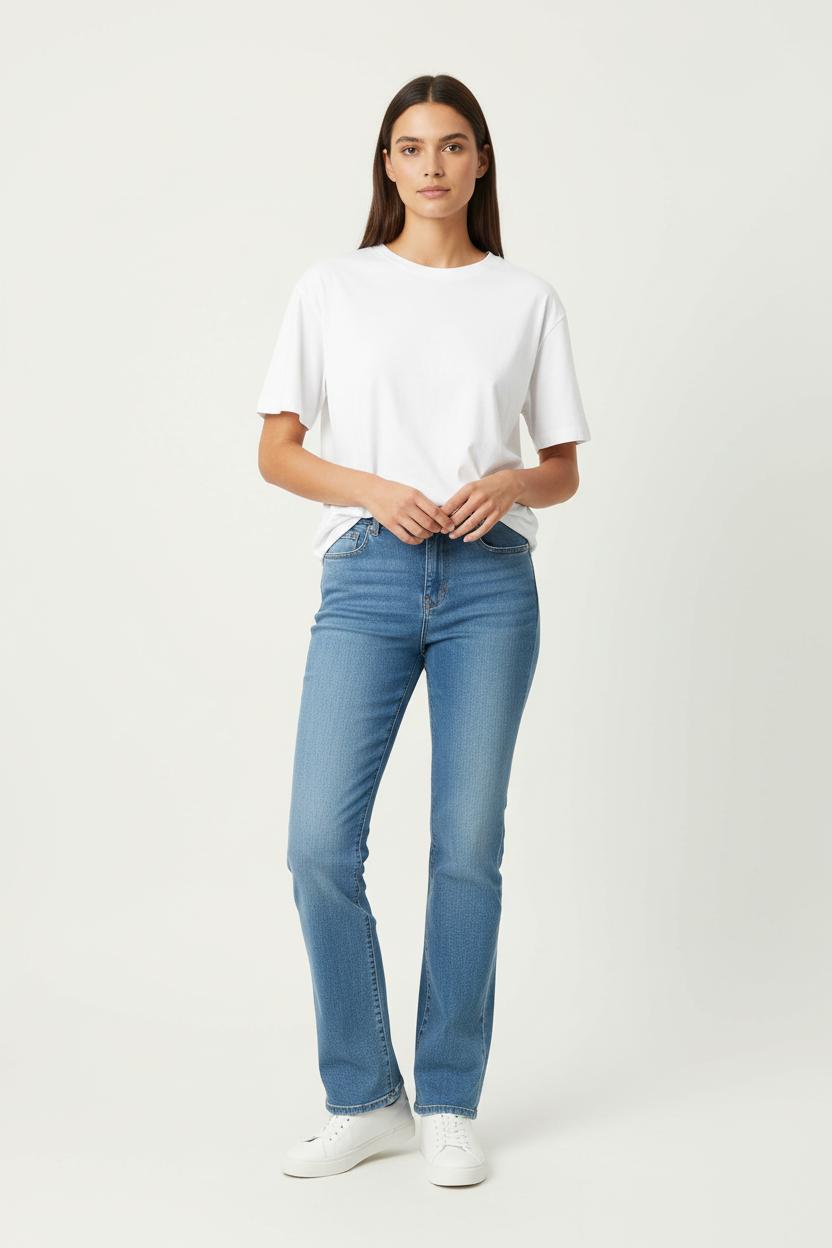 Cropped slim jeans with studs IRO - Seconde Main Blue
