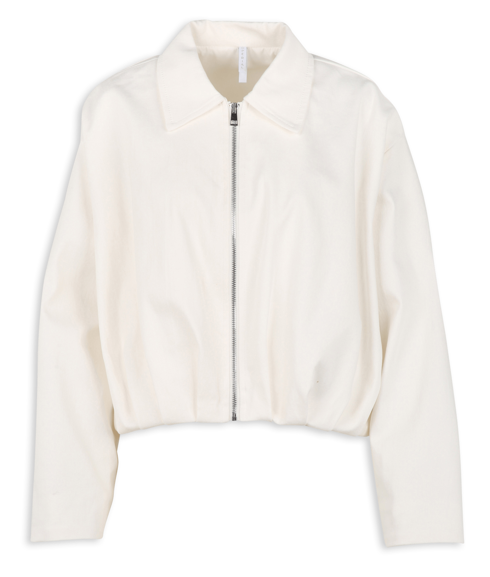 Veste courte zippée unie IMPERIAL Beige